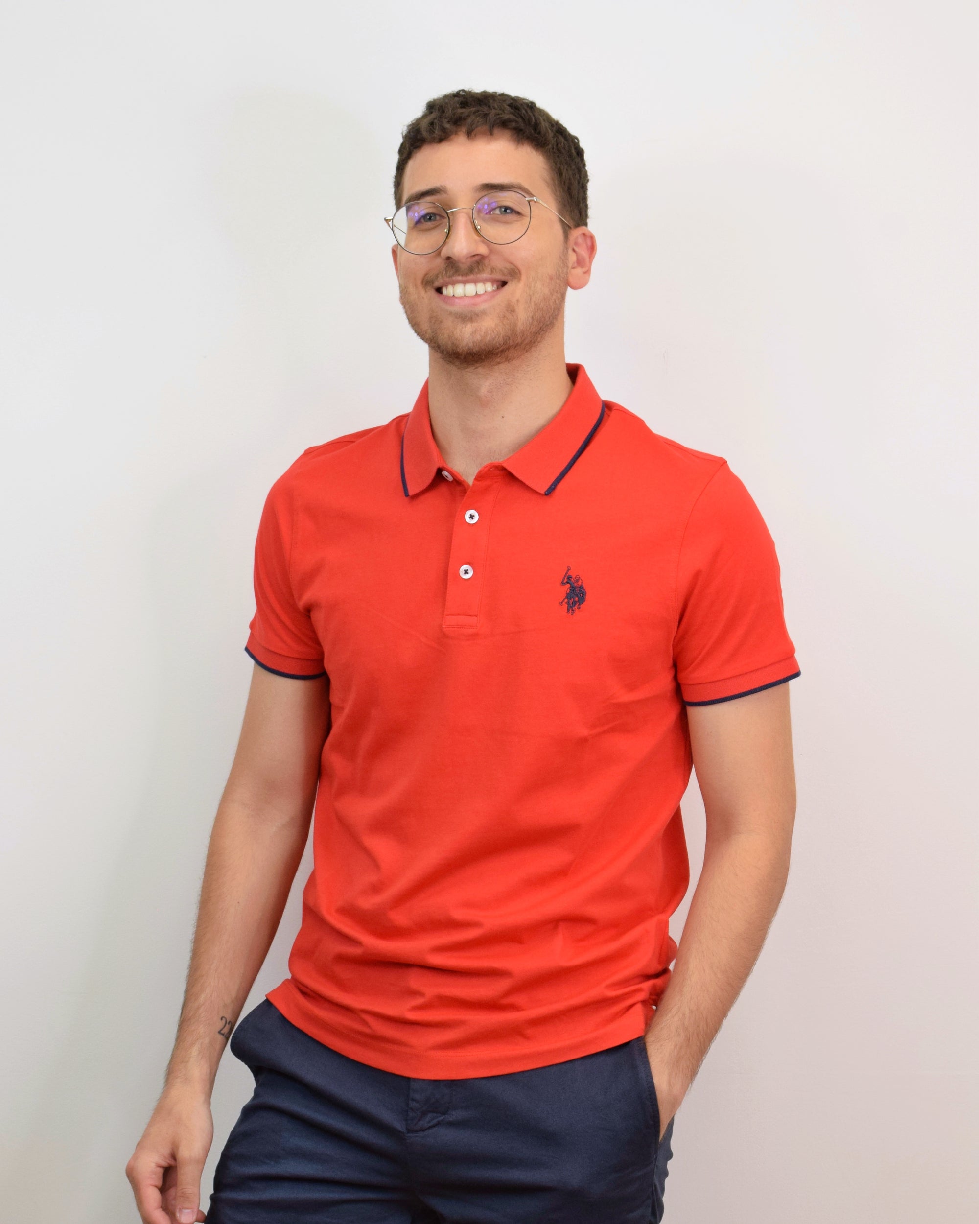 Polo in jersey