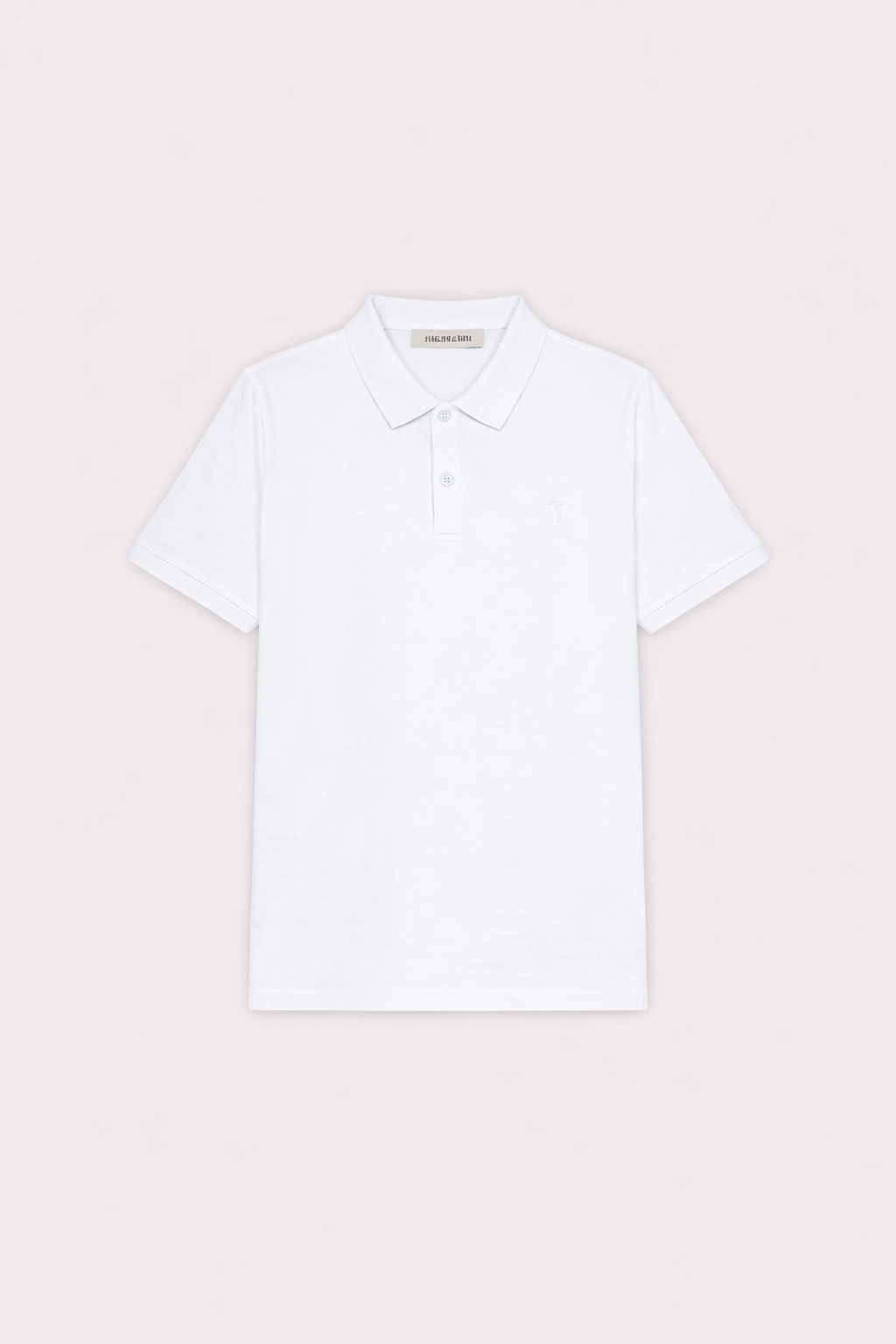 Polo slim fit in piquet stretch