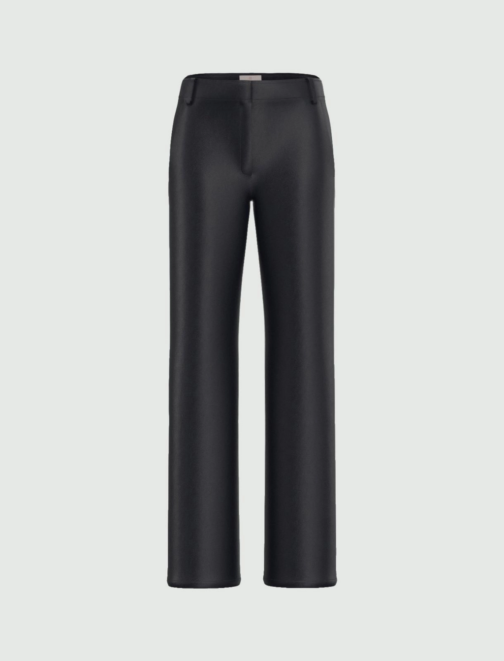Pantalone dritto in jersey spalmato Emmargento