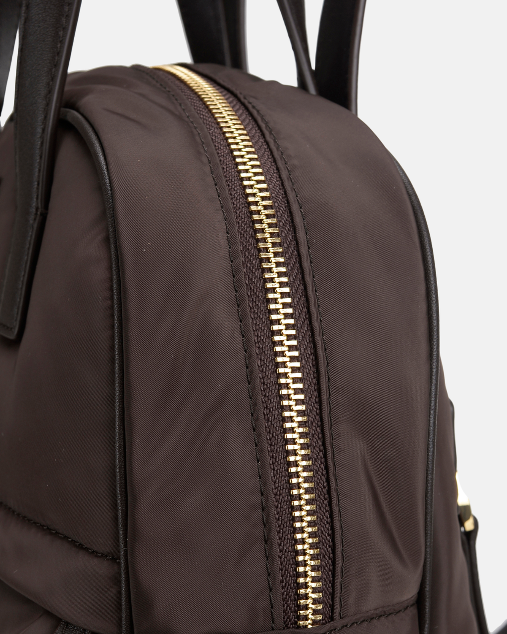 Zaino in nylon e pelle Moira