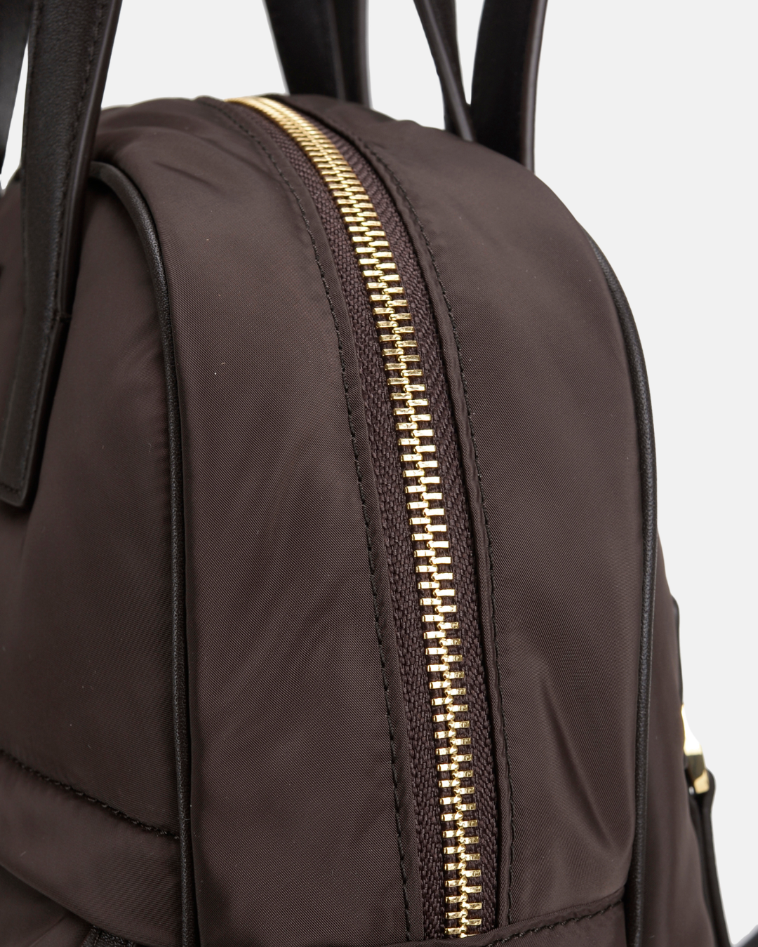 Zaino in nylon e pelle Moira