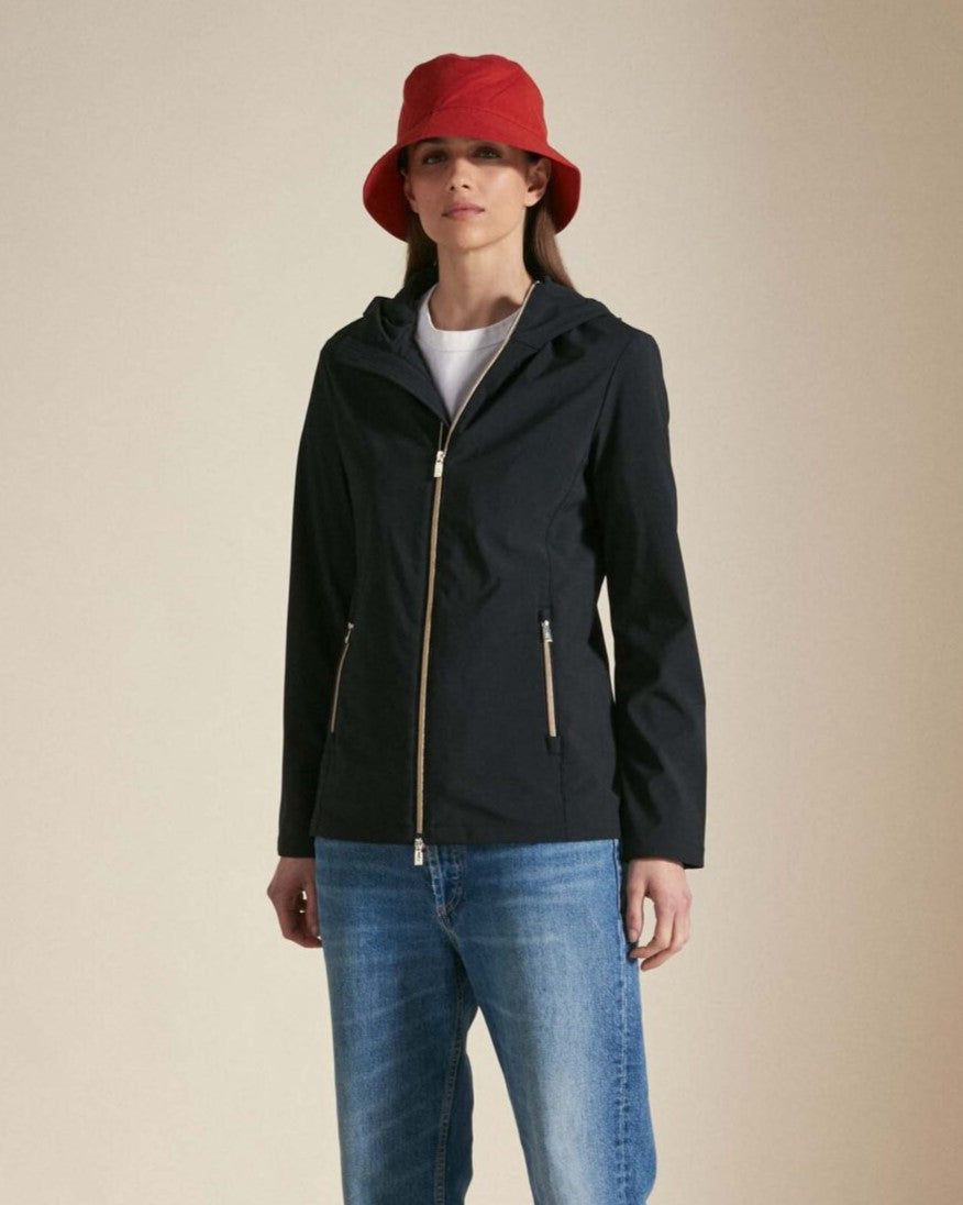 Giacca Shah con cappuccio softsheel