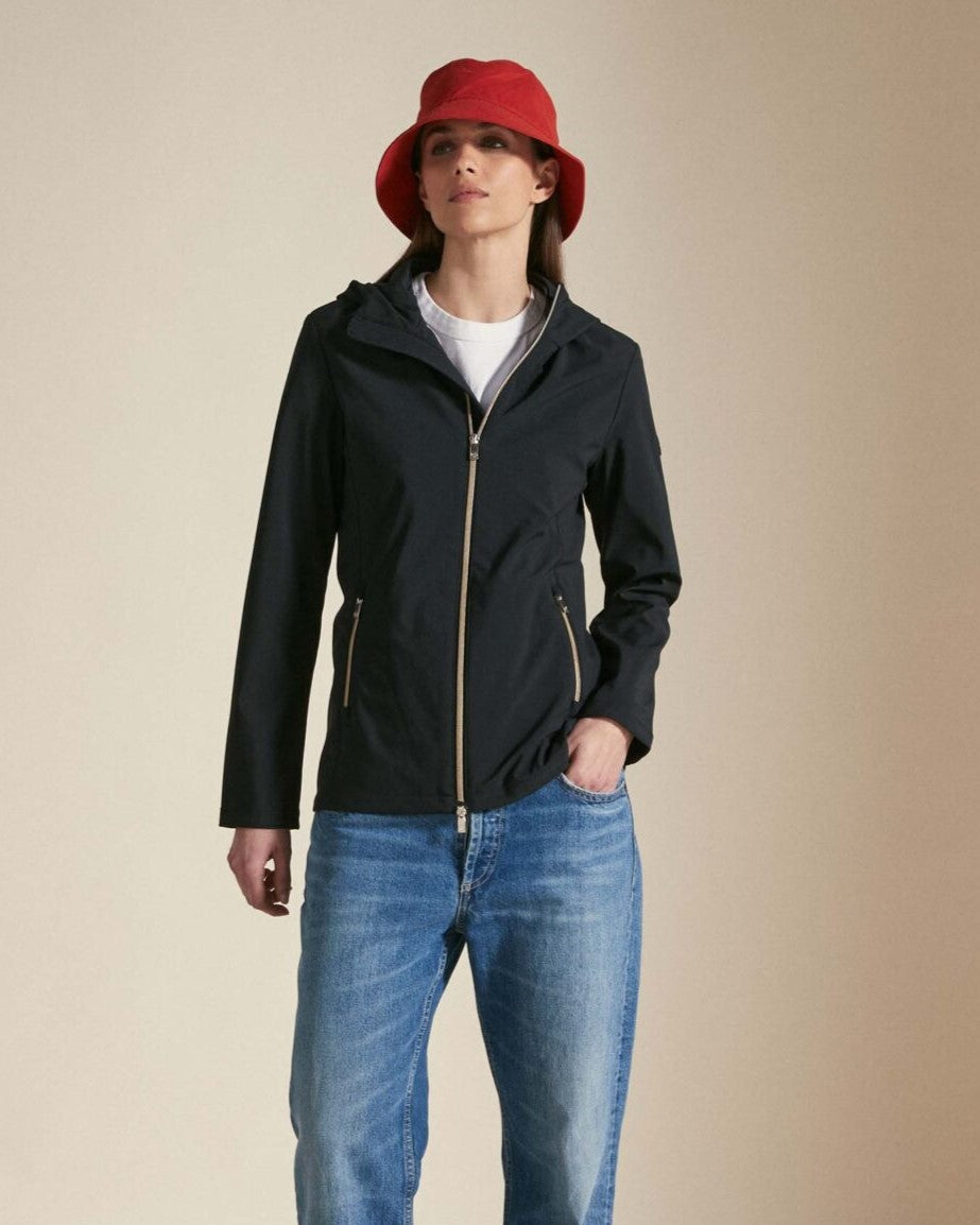 Giacca Shah con cappuccio softsheel