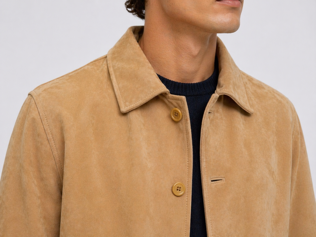 Giacca Newman in suede