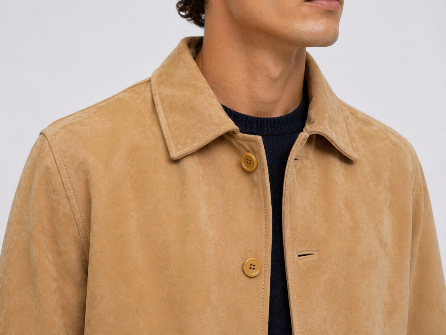Giacca Newman in suede