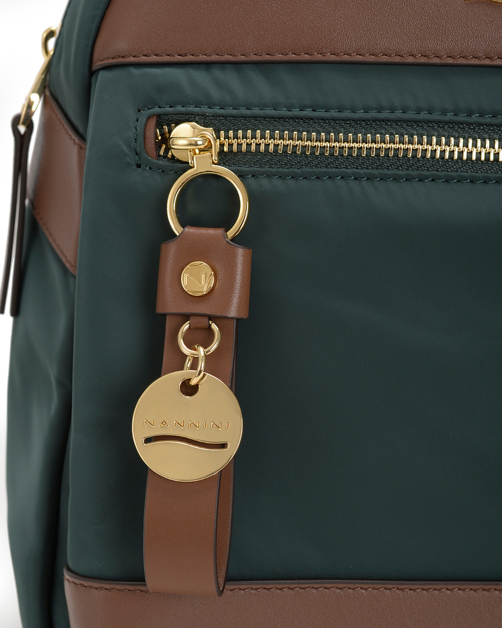 Zaino in nylon e pelle Liberty