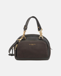 Borsa a mano in pelle e suede Cynthia