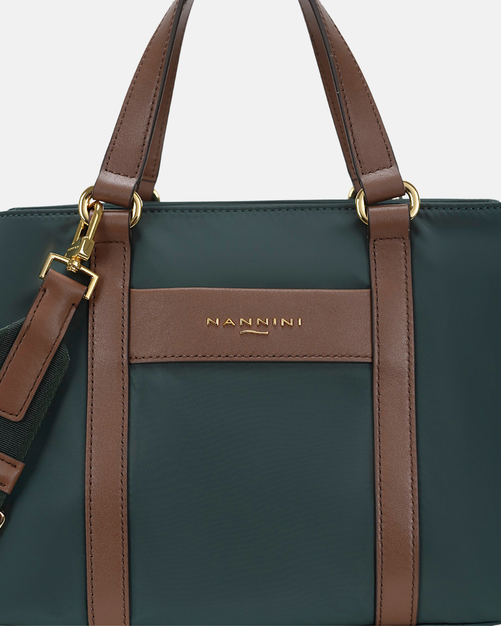 Borsa a mano in nylon e pelle Liberty
