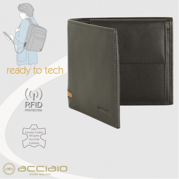 Portafoglio piccolo in pelle