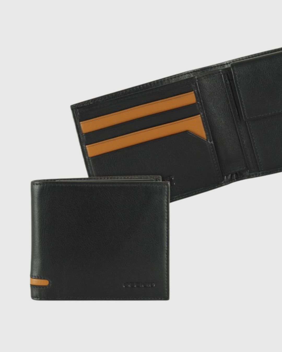 Portafoglio medio in pelle