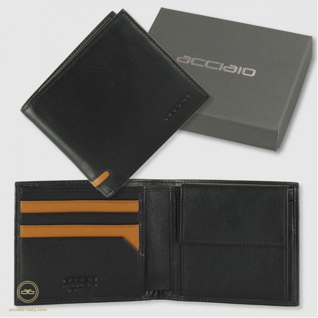 Portafoglio piccolo in pelle