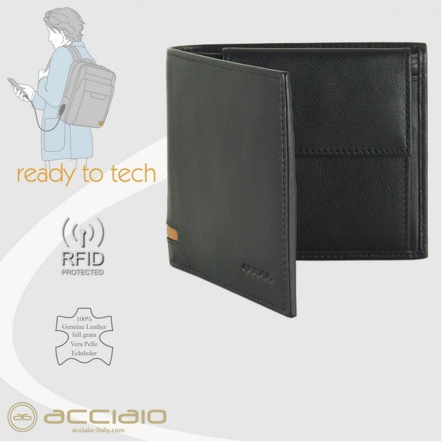 Portafoglio piccolo in pelle