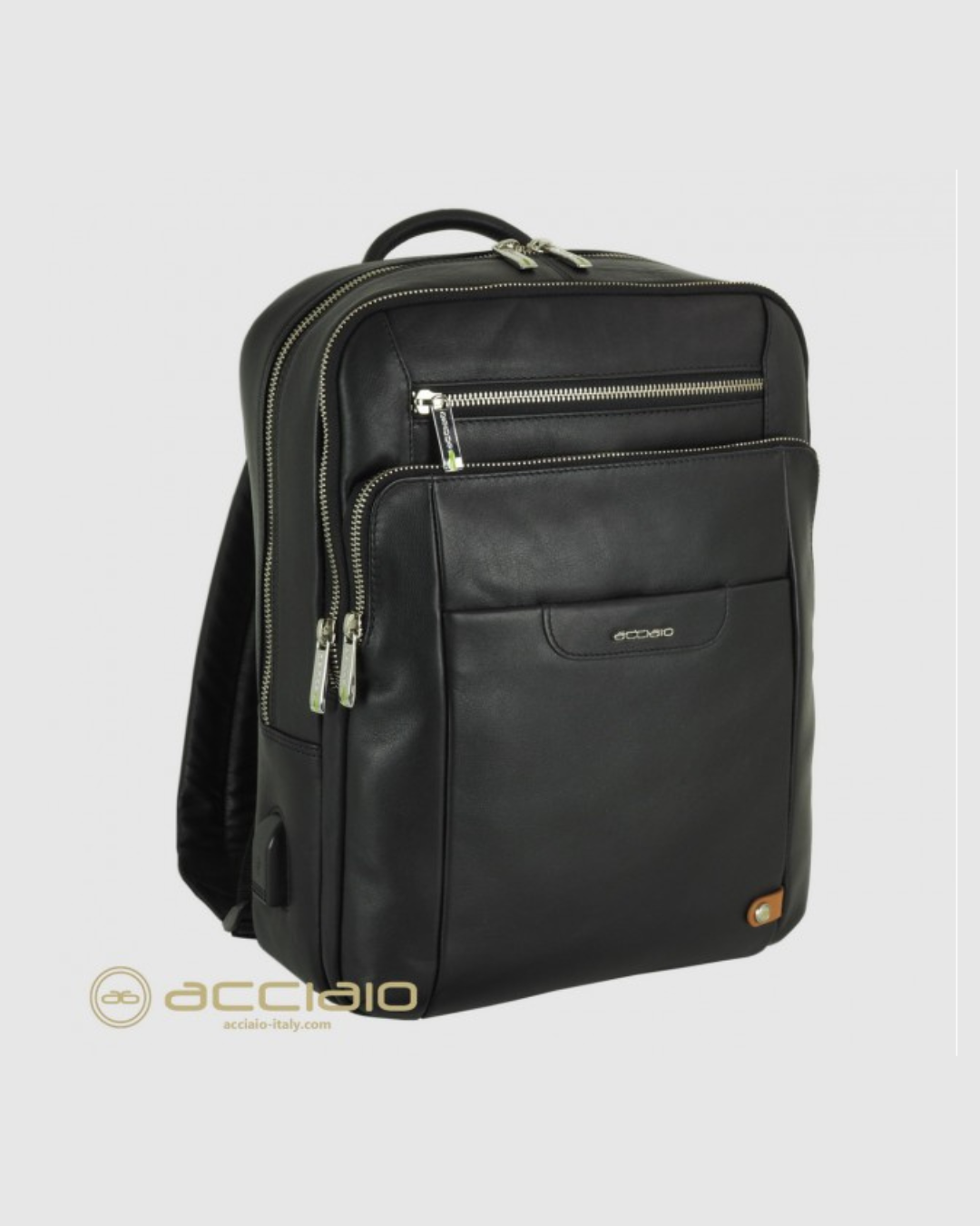 Zaino porta pc piccolo Zip 13" pelle