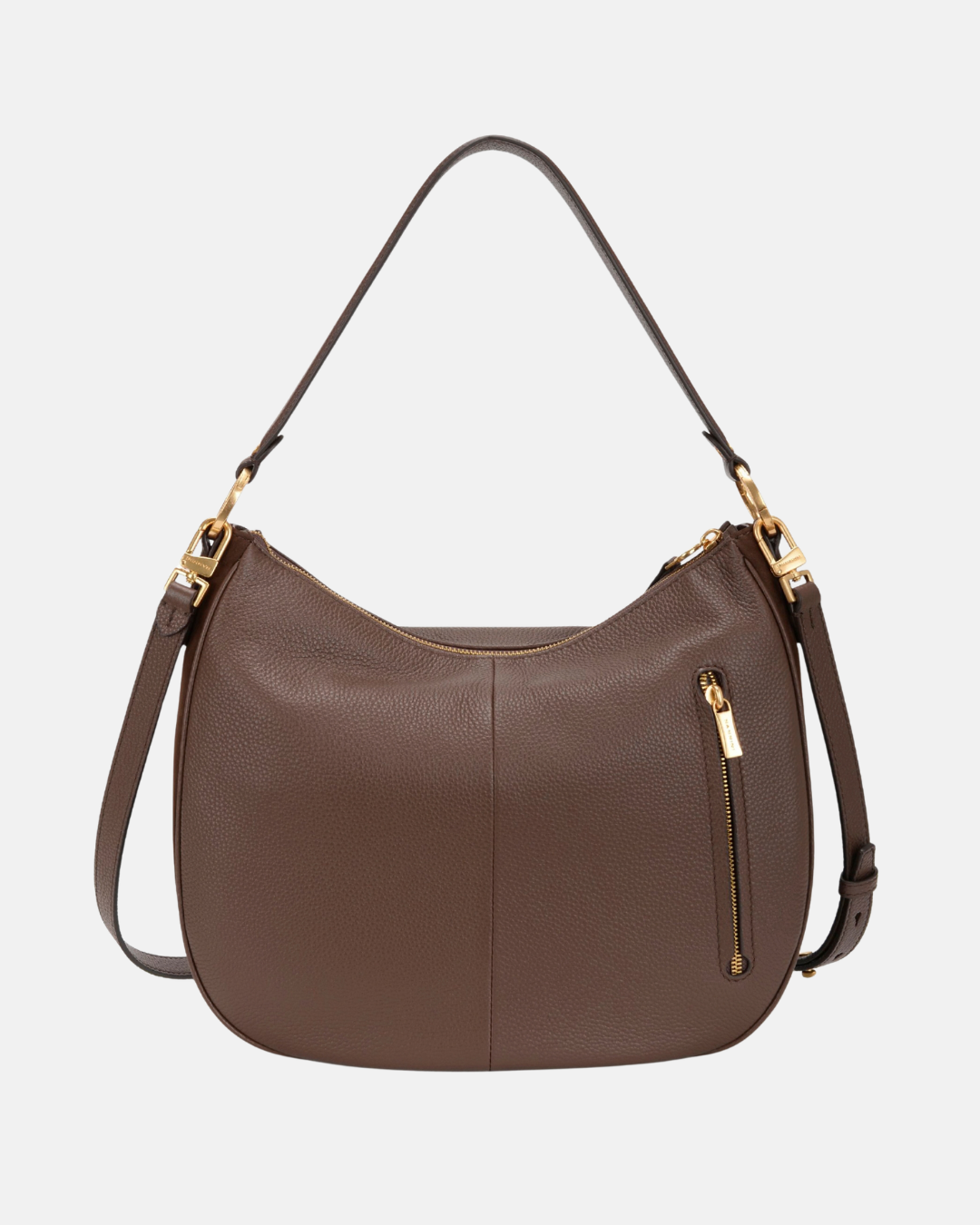 Borsa a spalla in pelle e suede Cynthia