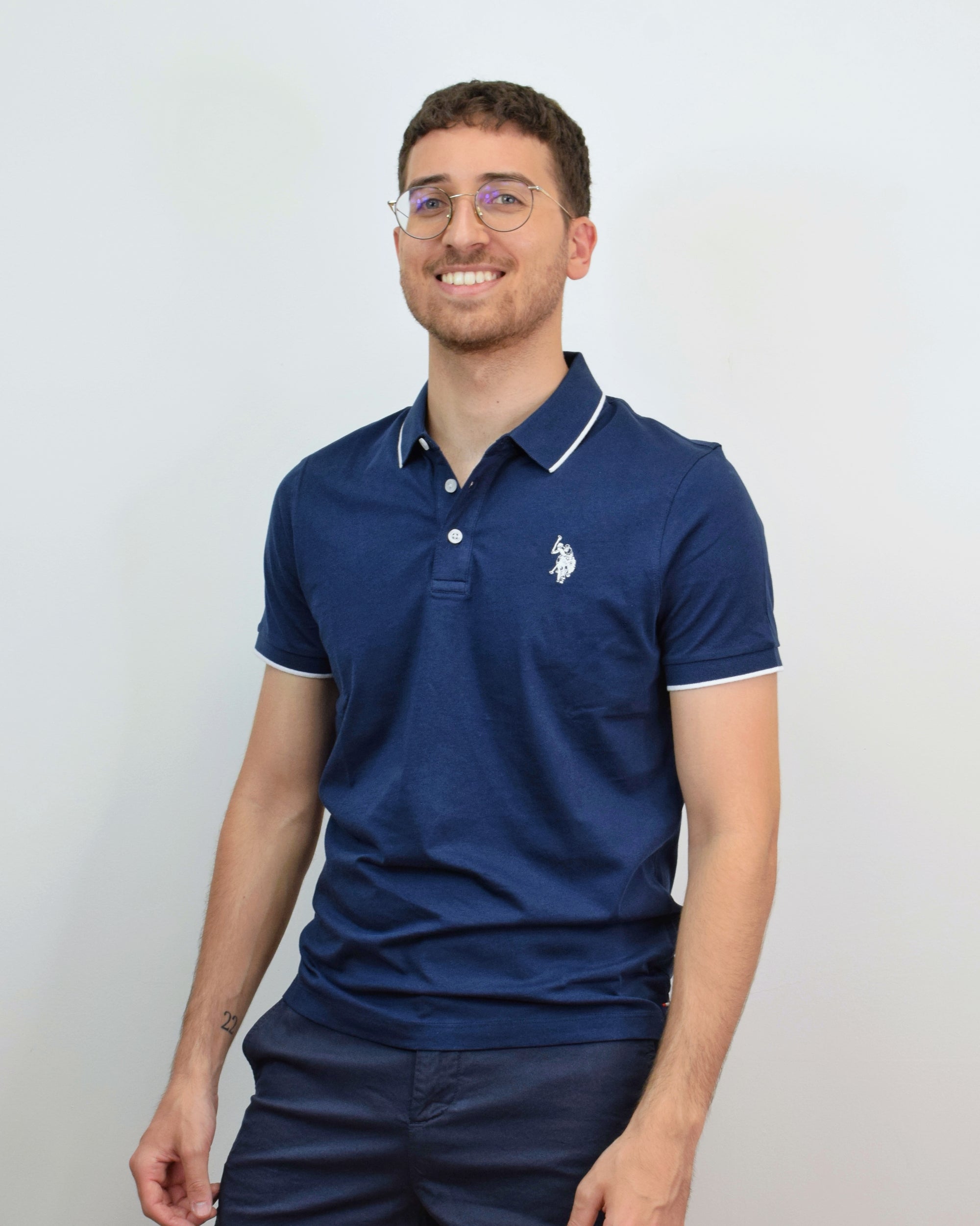 Polo in jersey