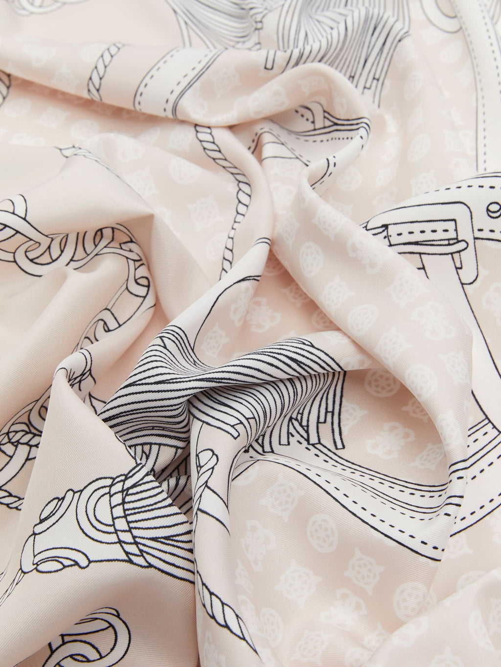 Foulard con logo 4G peony