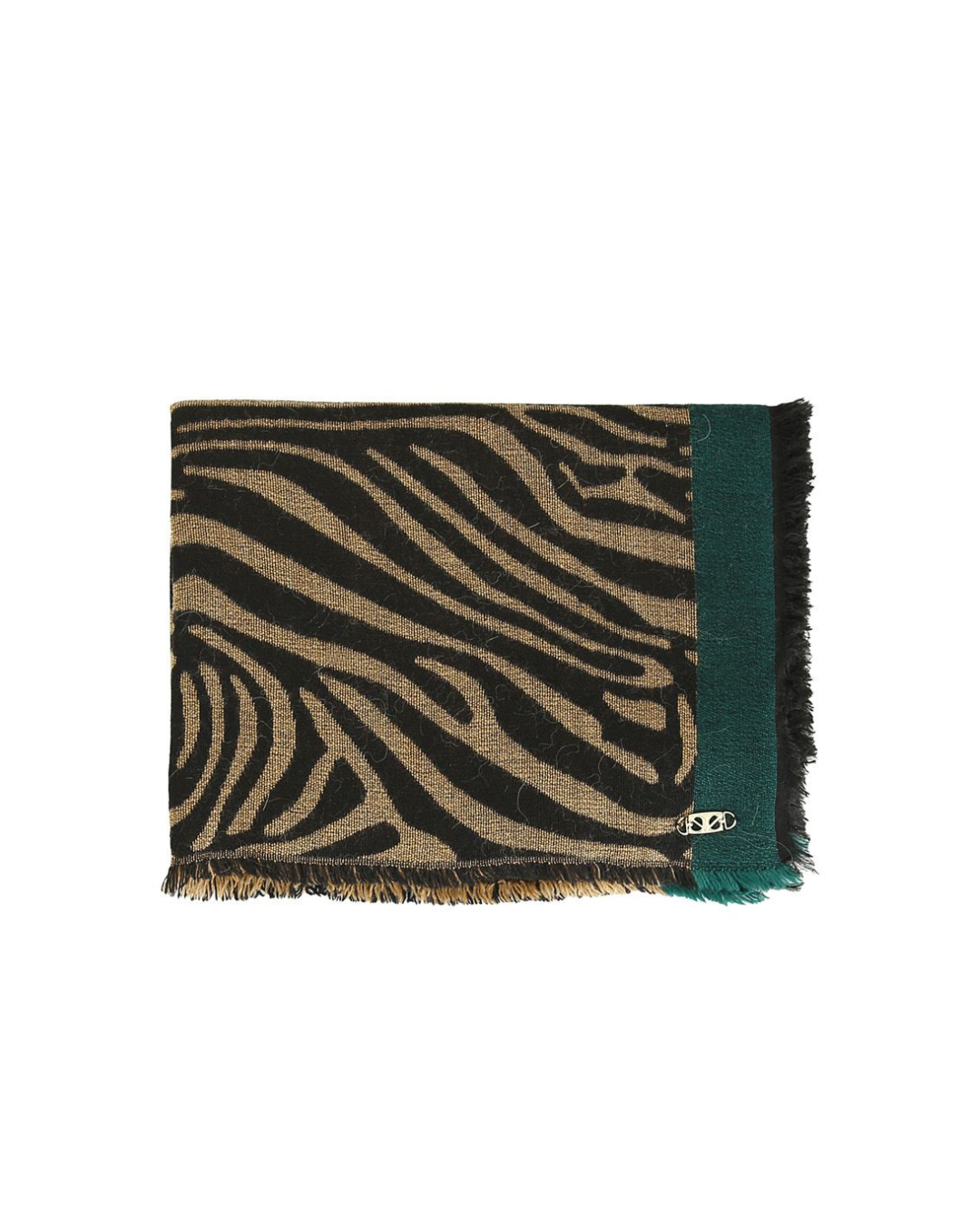 Sciarpa animalier con lurex