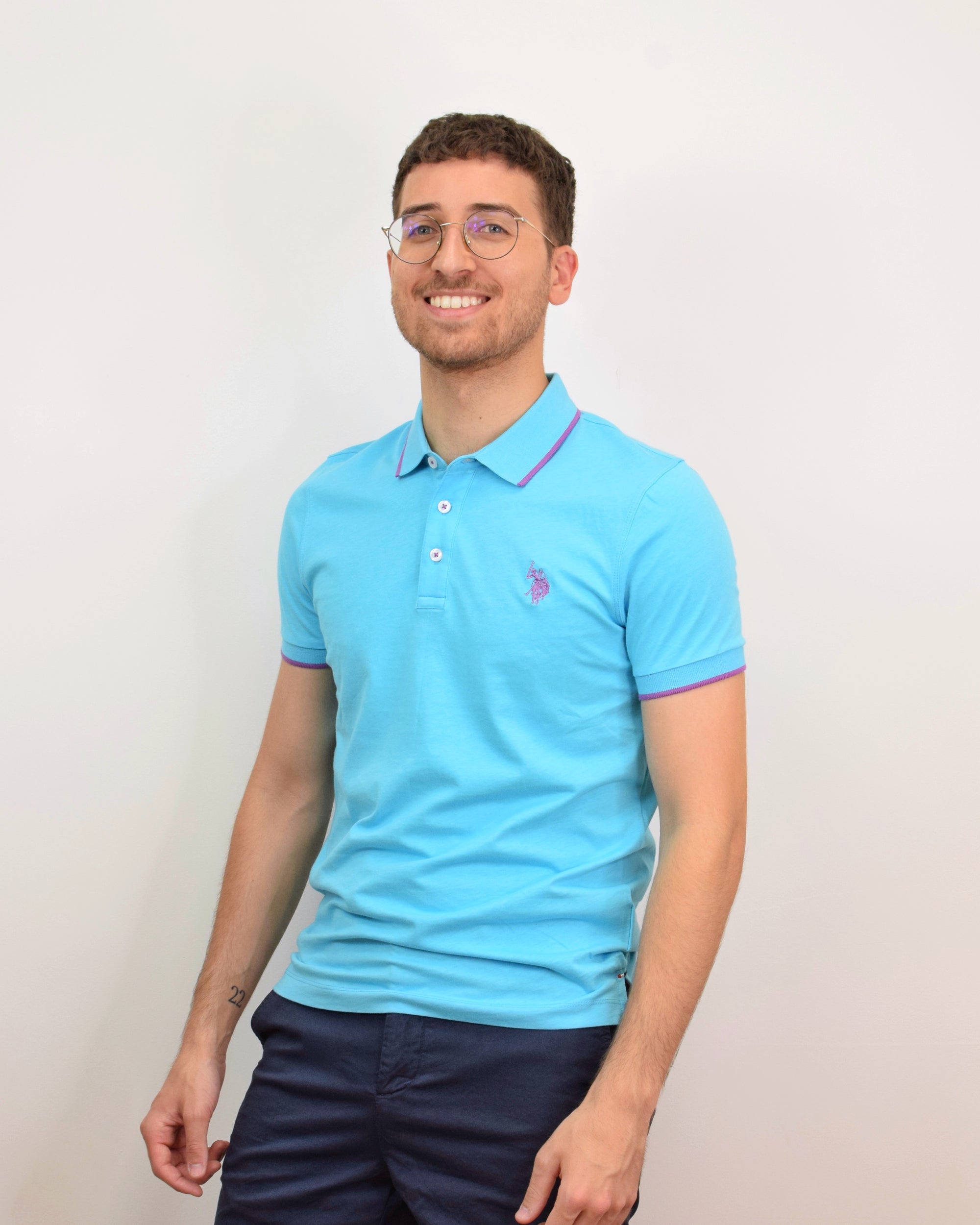 Polo in jersey