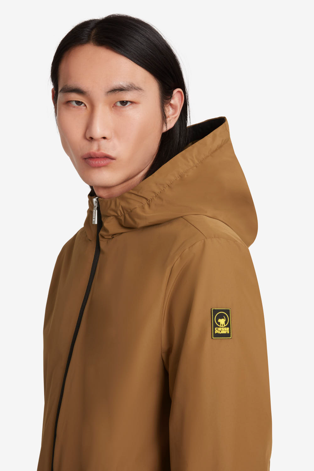 Giacca da uomo con cappuccio per mezza stagione Casper