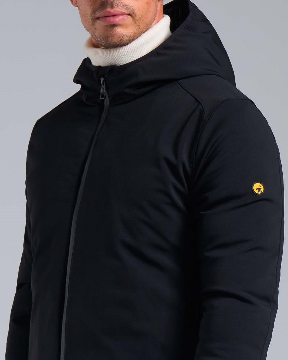 Giacca Claim 2.0 in softshell con cappuccio