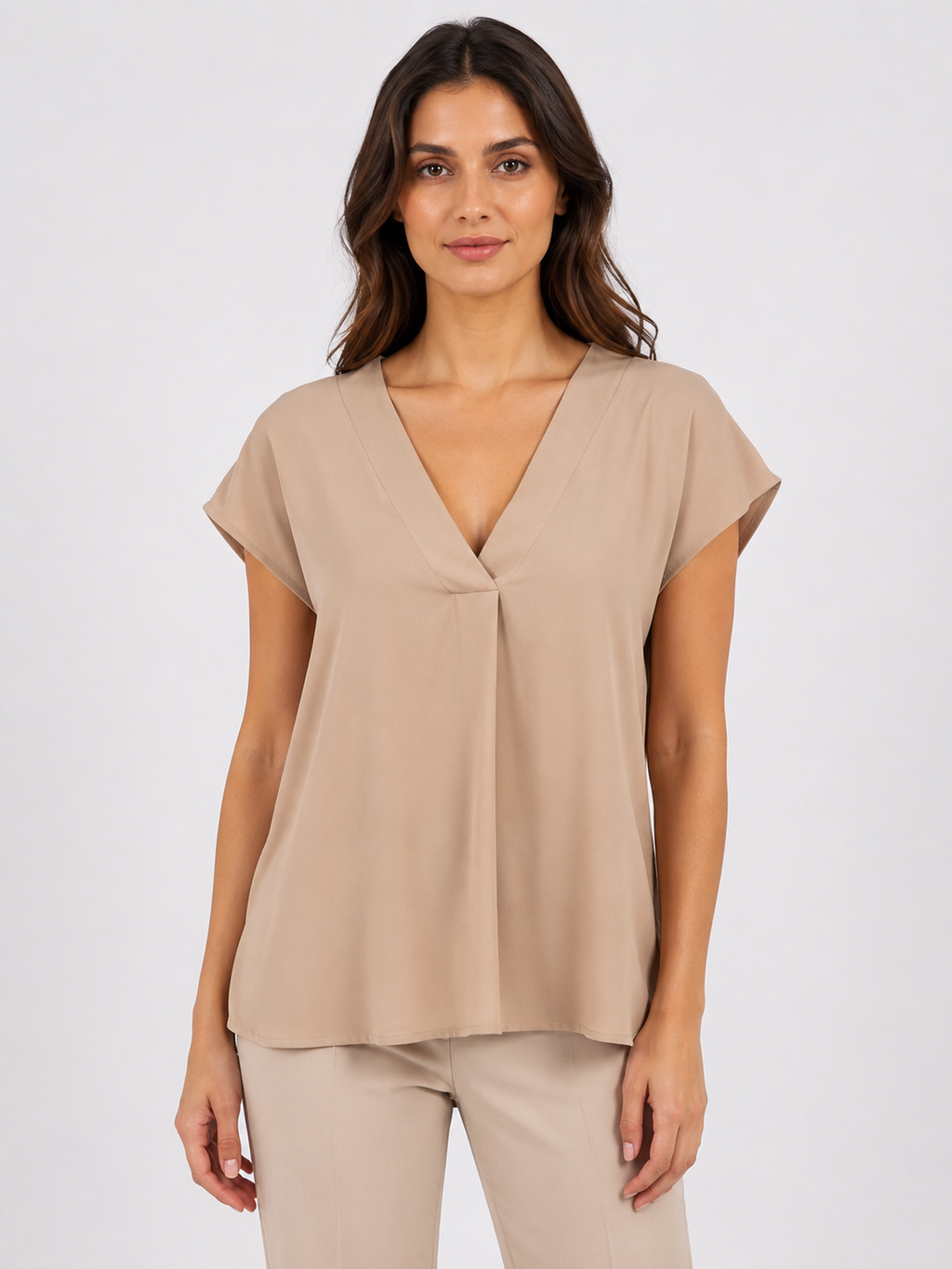 Camicia in crepe de chine di misto seta Mllcurvato1