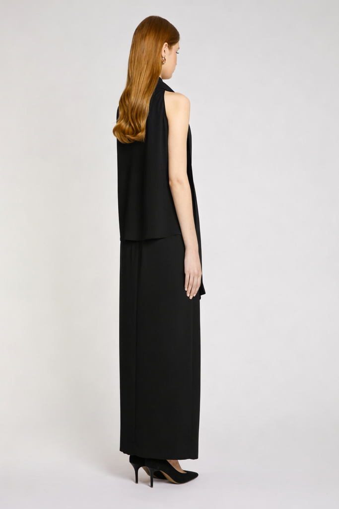 Top all'americana in envers satin Mltdalmata