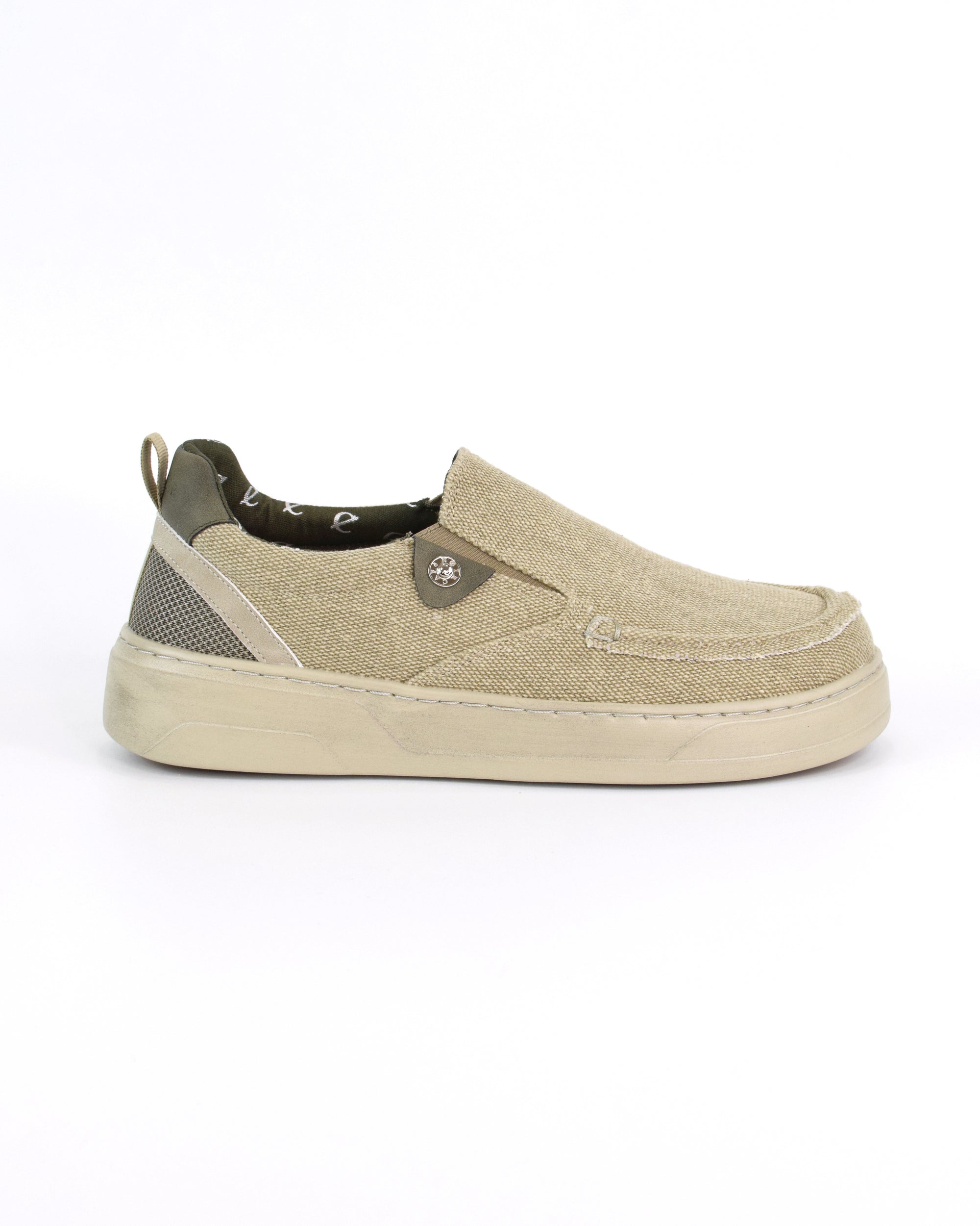Slip-on in tessuto