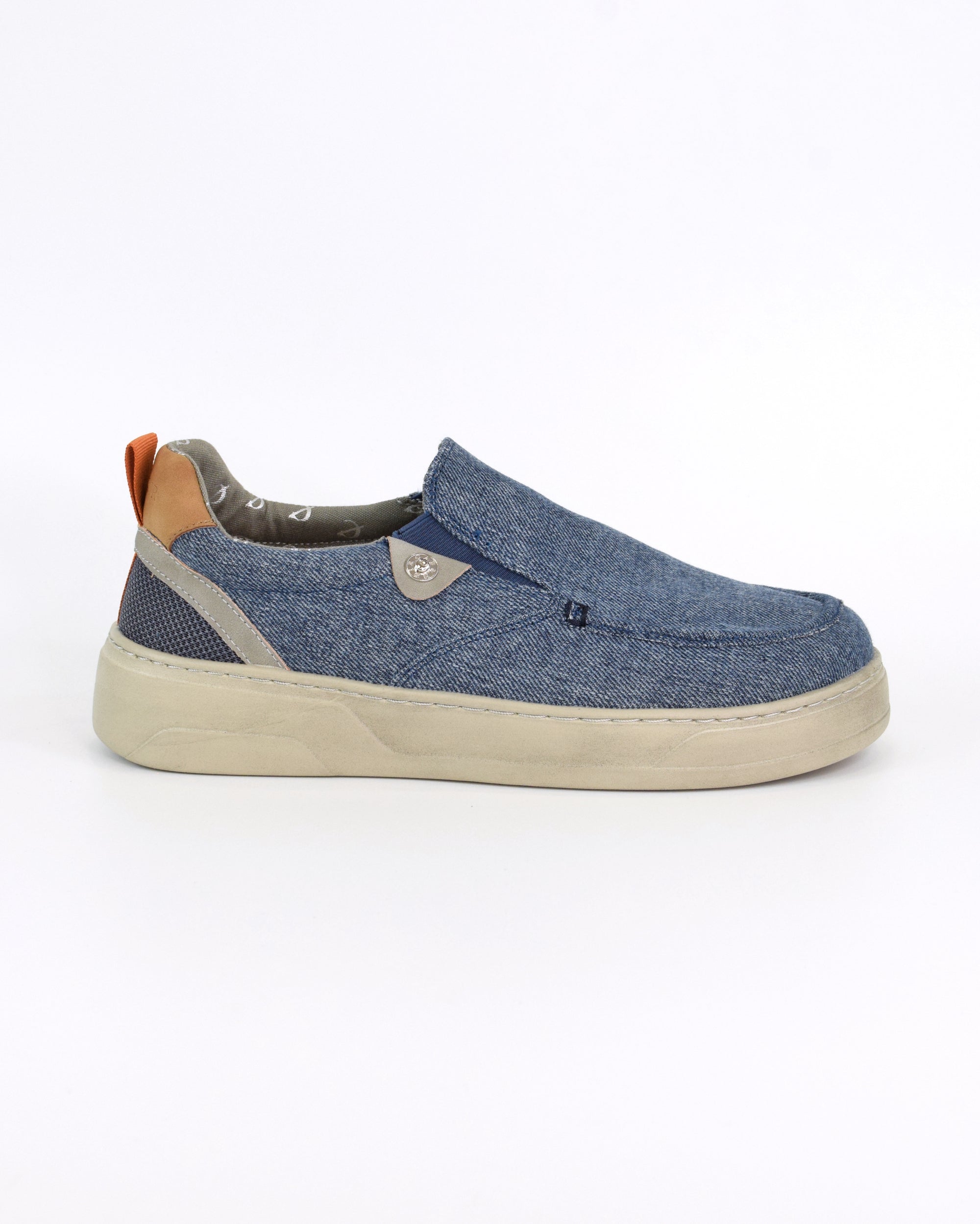 Slip-on in tessuto