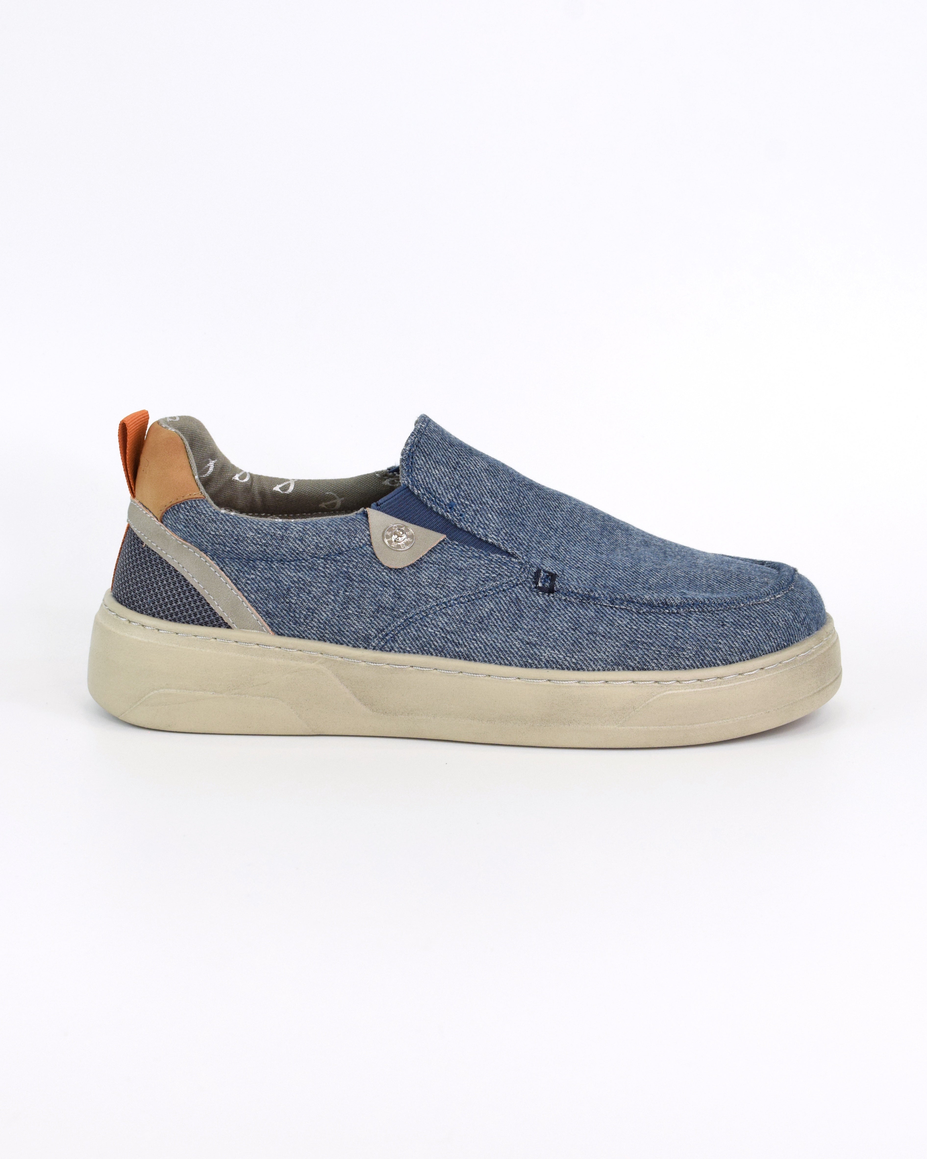 Slip-on in tessuto