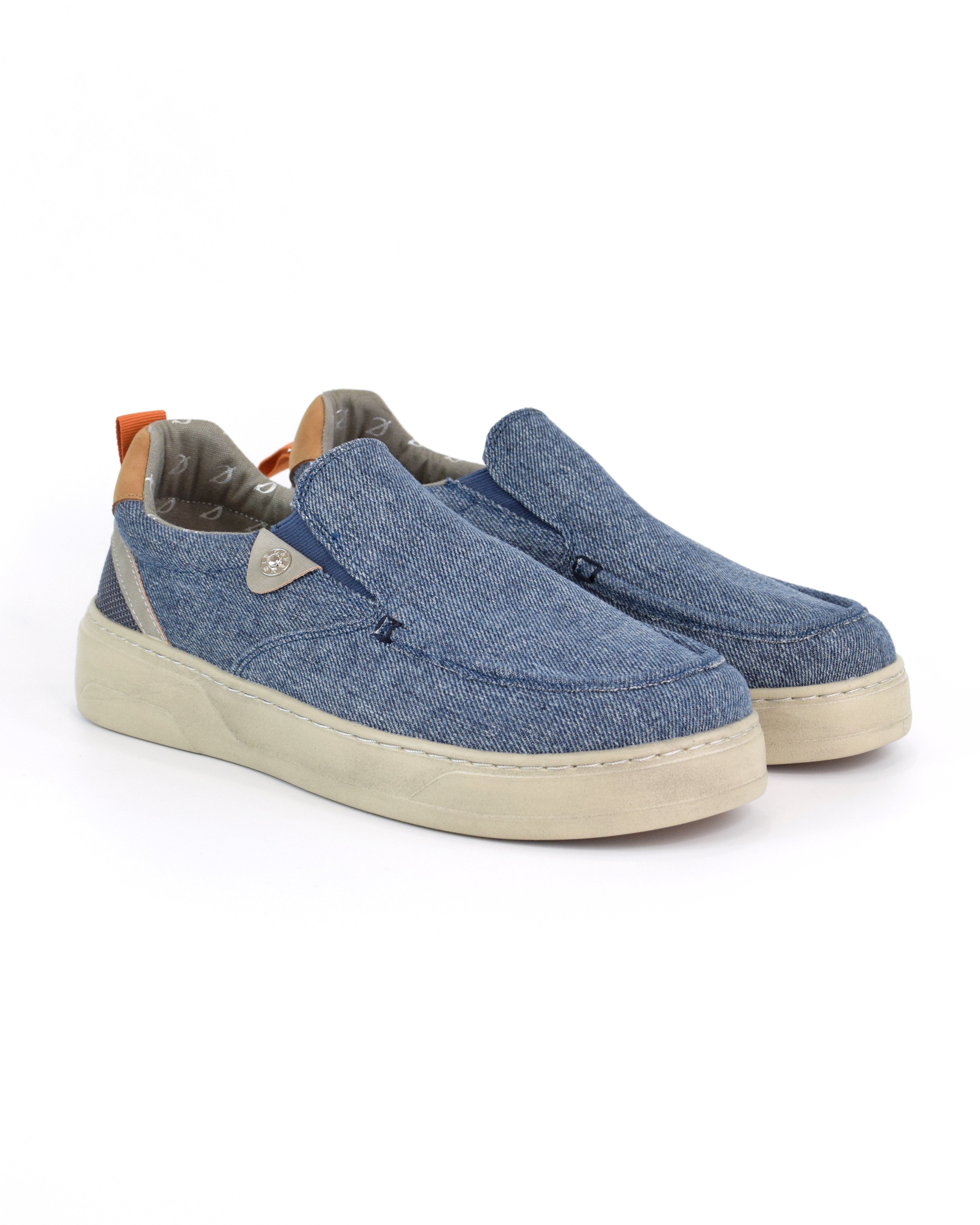 Slip-on in tessuto
