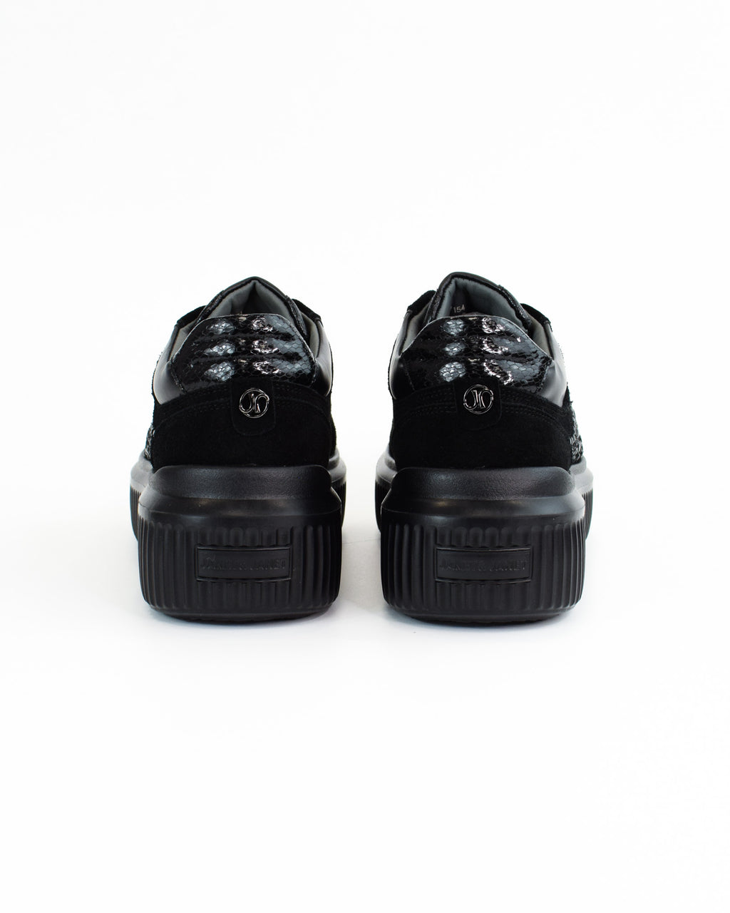 Sneaker in camoscio e strass