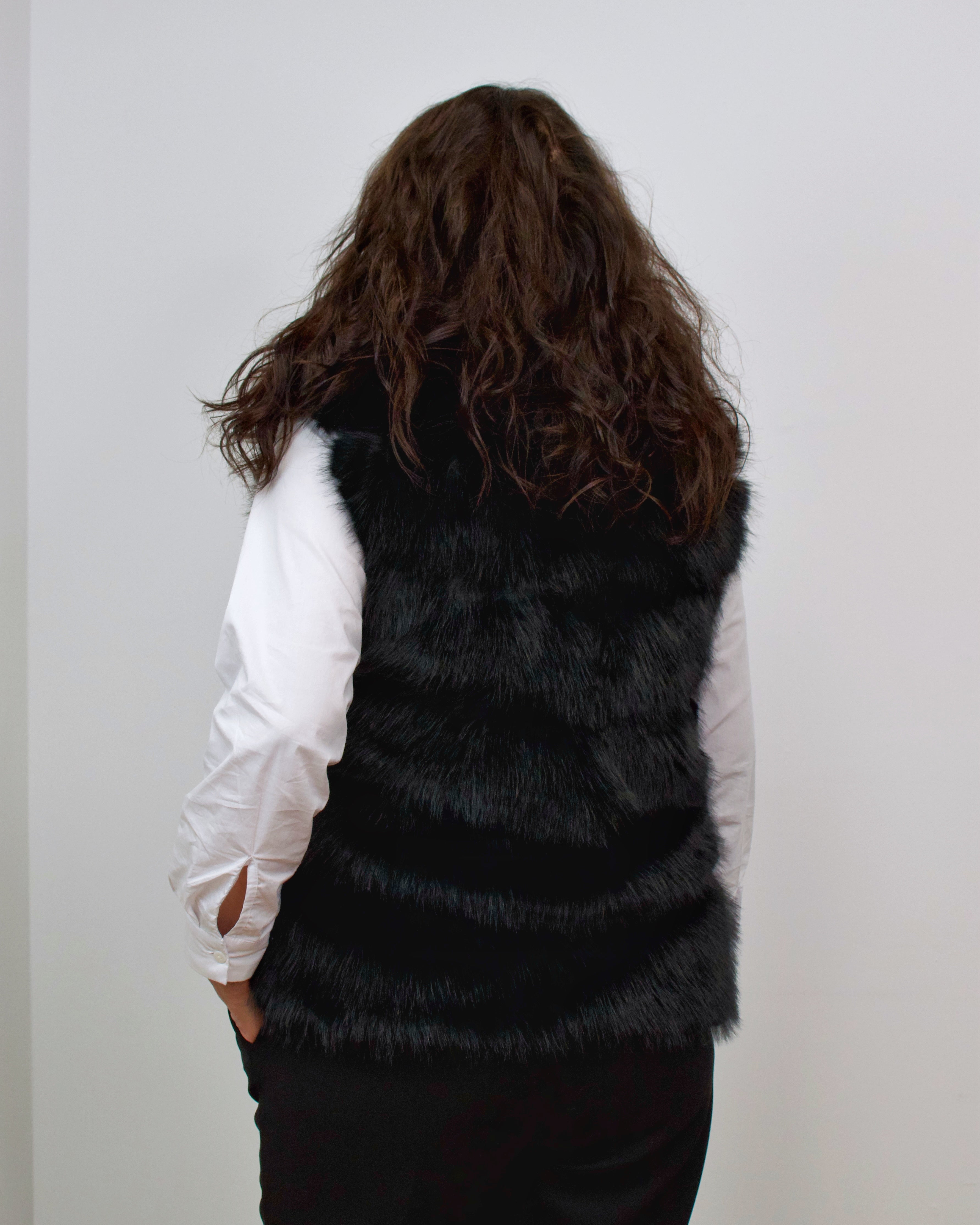 Gilet in eco-pelliccia Fur