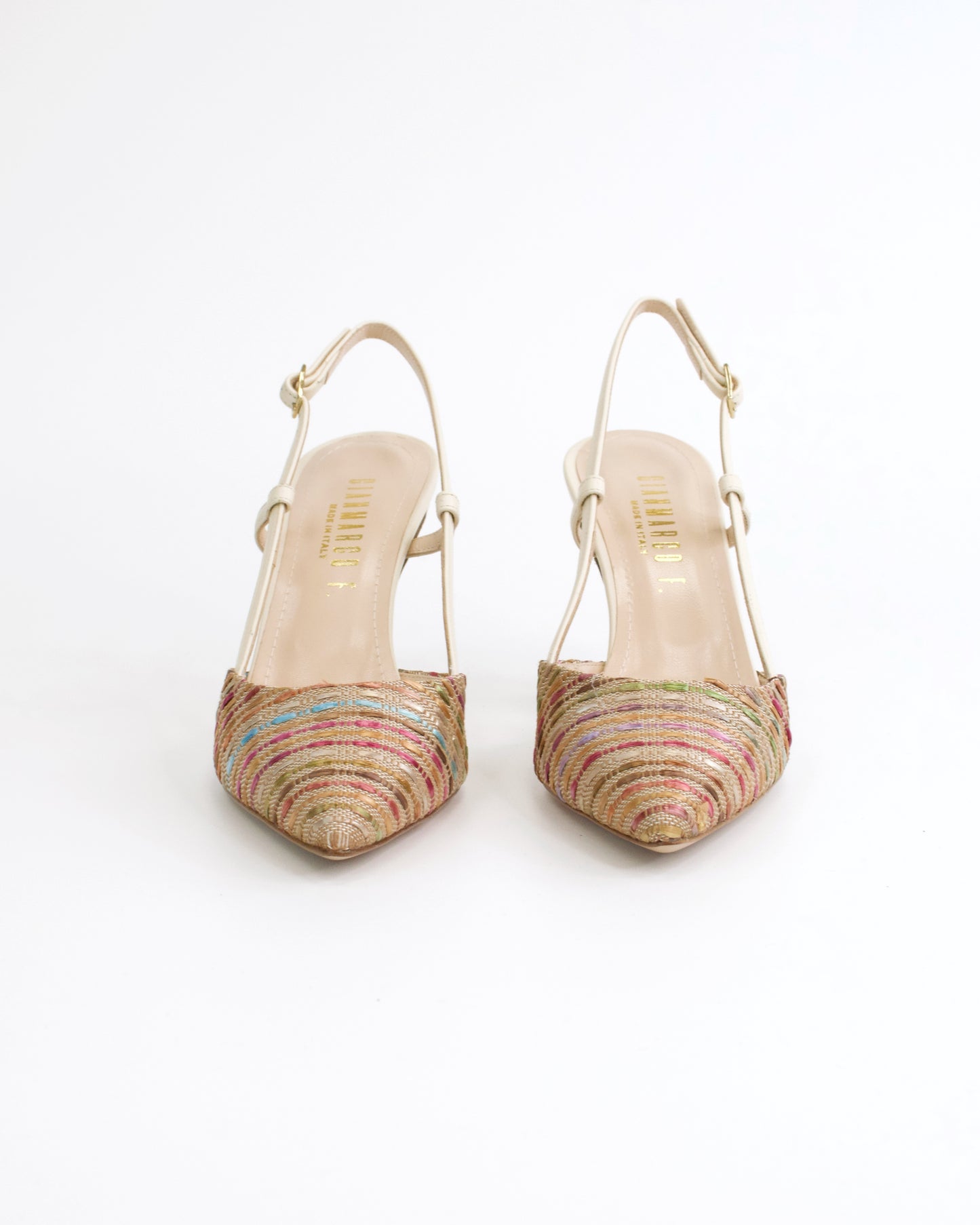 Slingback in rafia