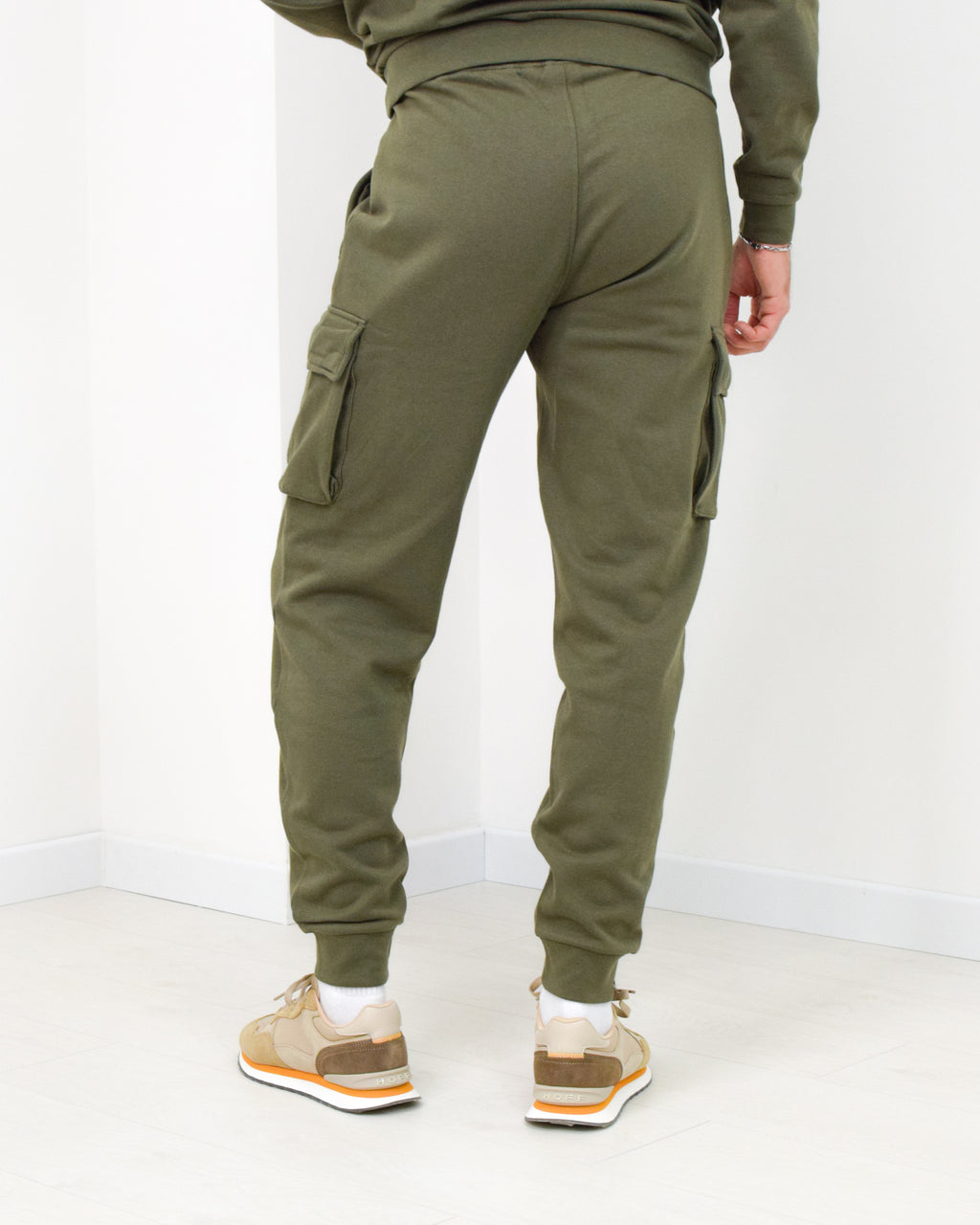 Pantalone di tuta in felpa cargo