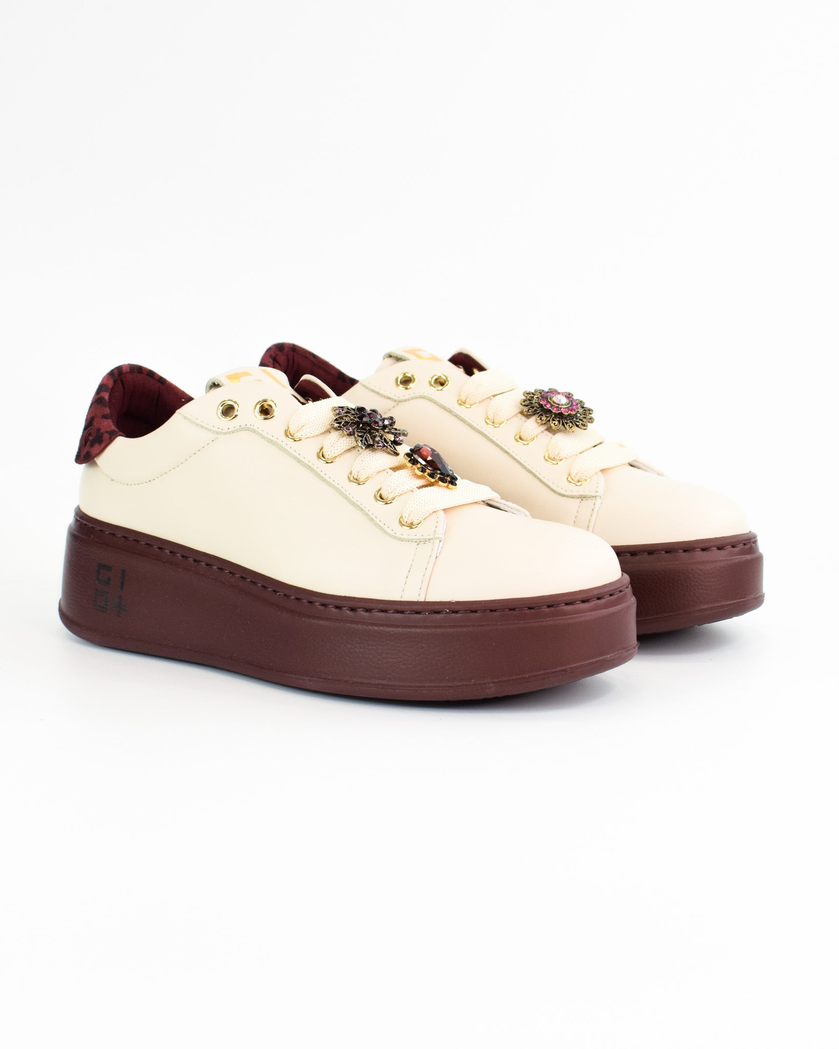 Sneaker Combi Bouclé