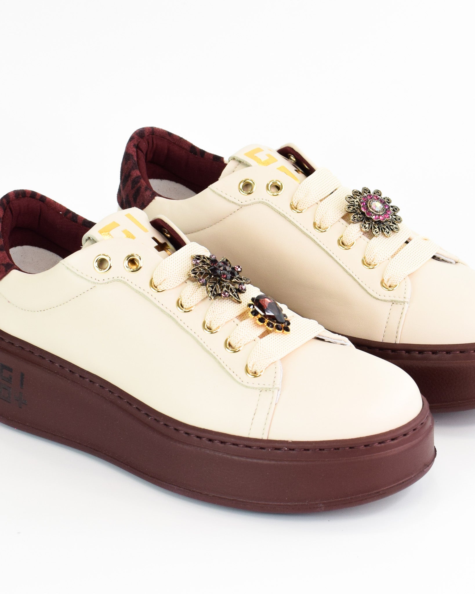 Sneaker Combi Bouclé