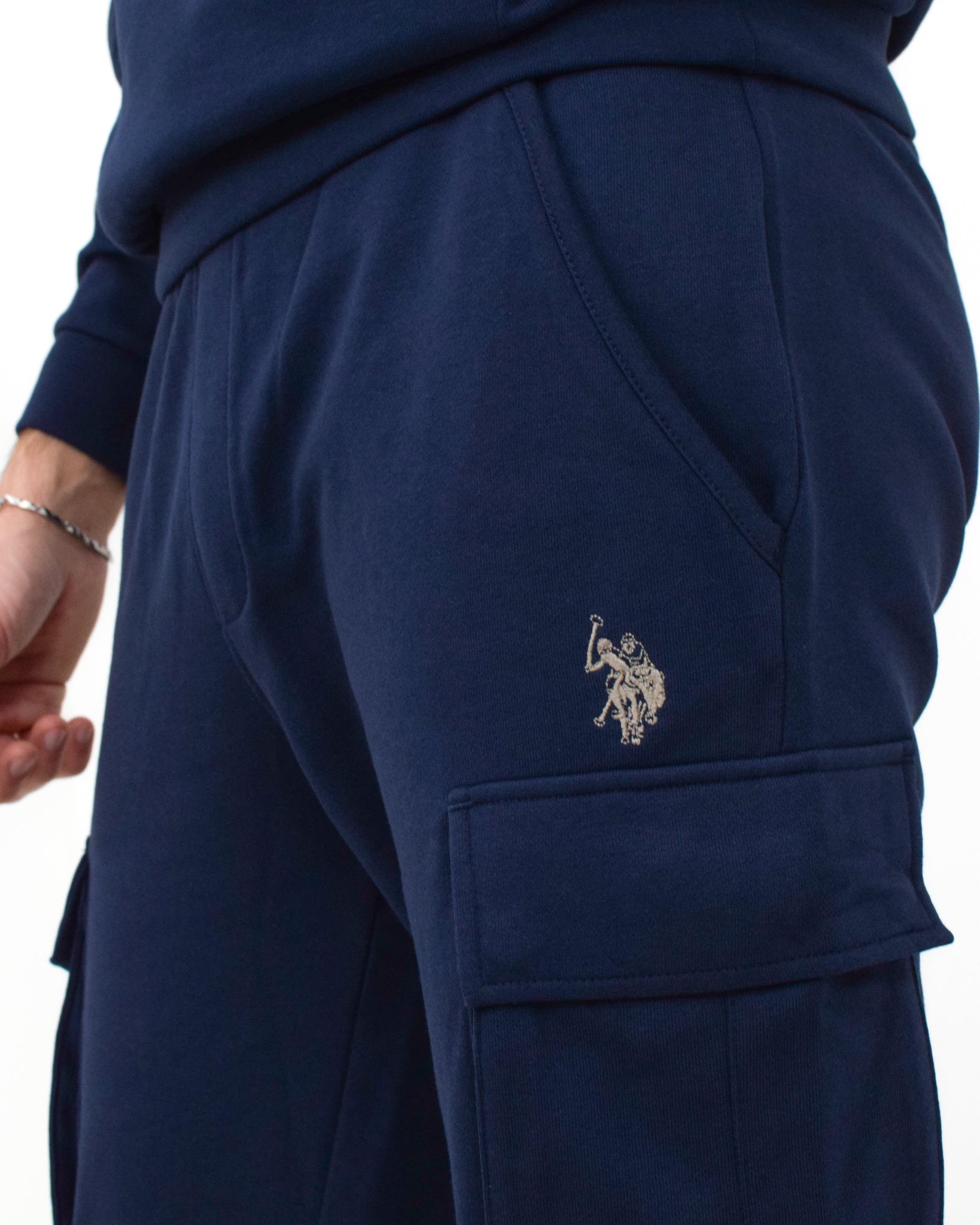 Pantalone di tuta in felpa cargo