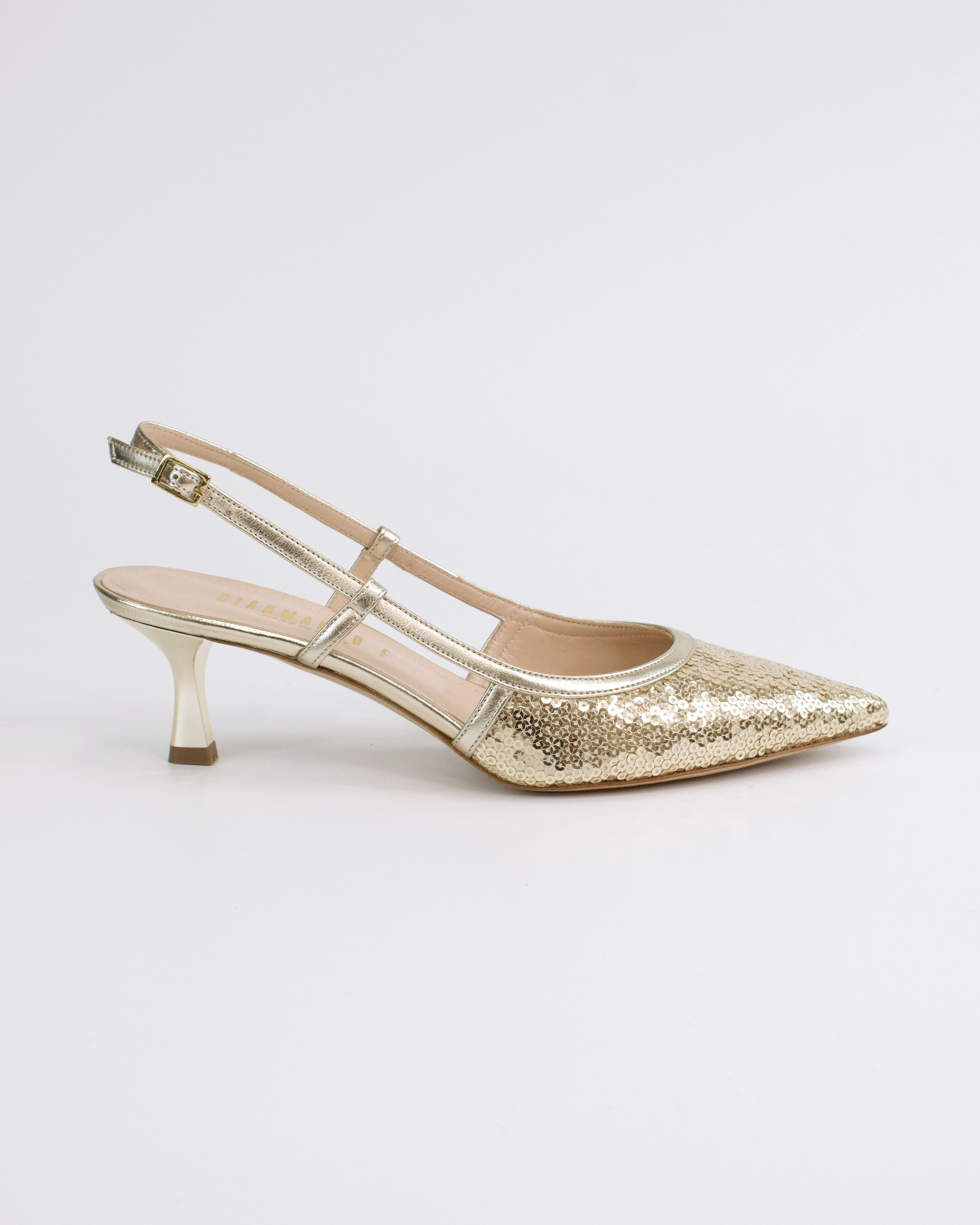 Slingback in paillettes