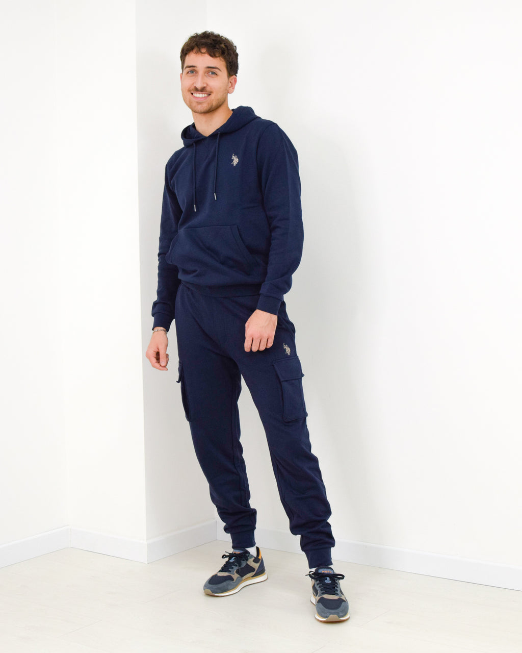 Pantalone di tuta in felpa cargo