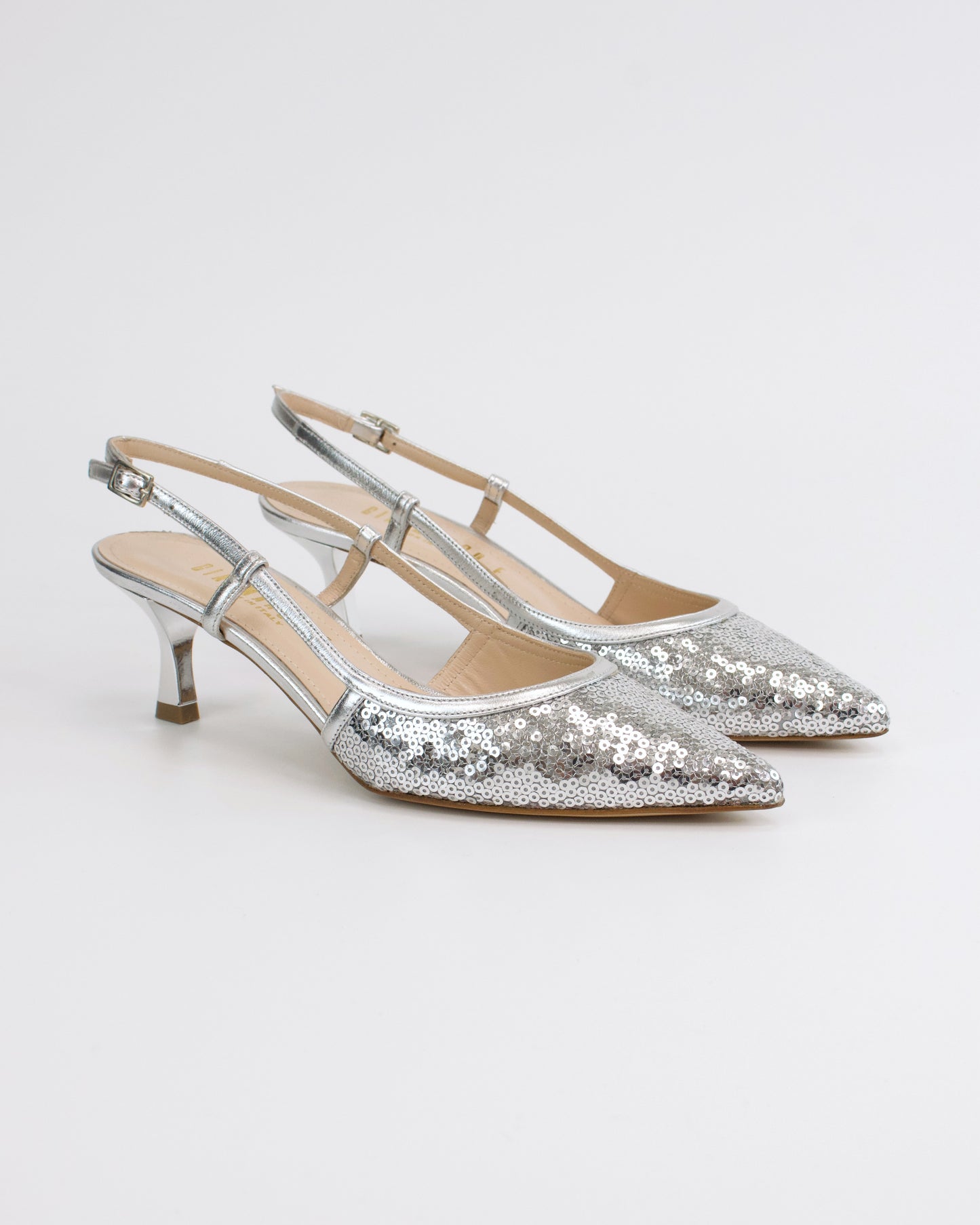 Slingback in paillettes