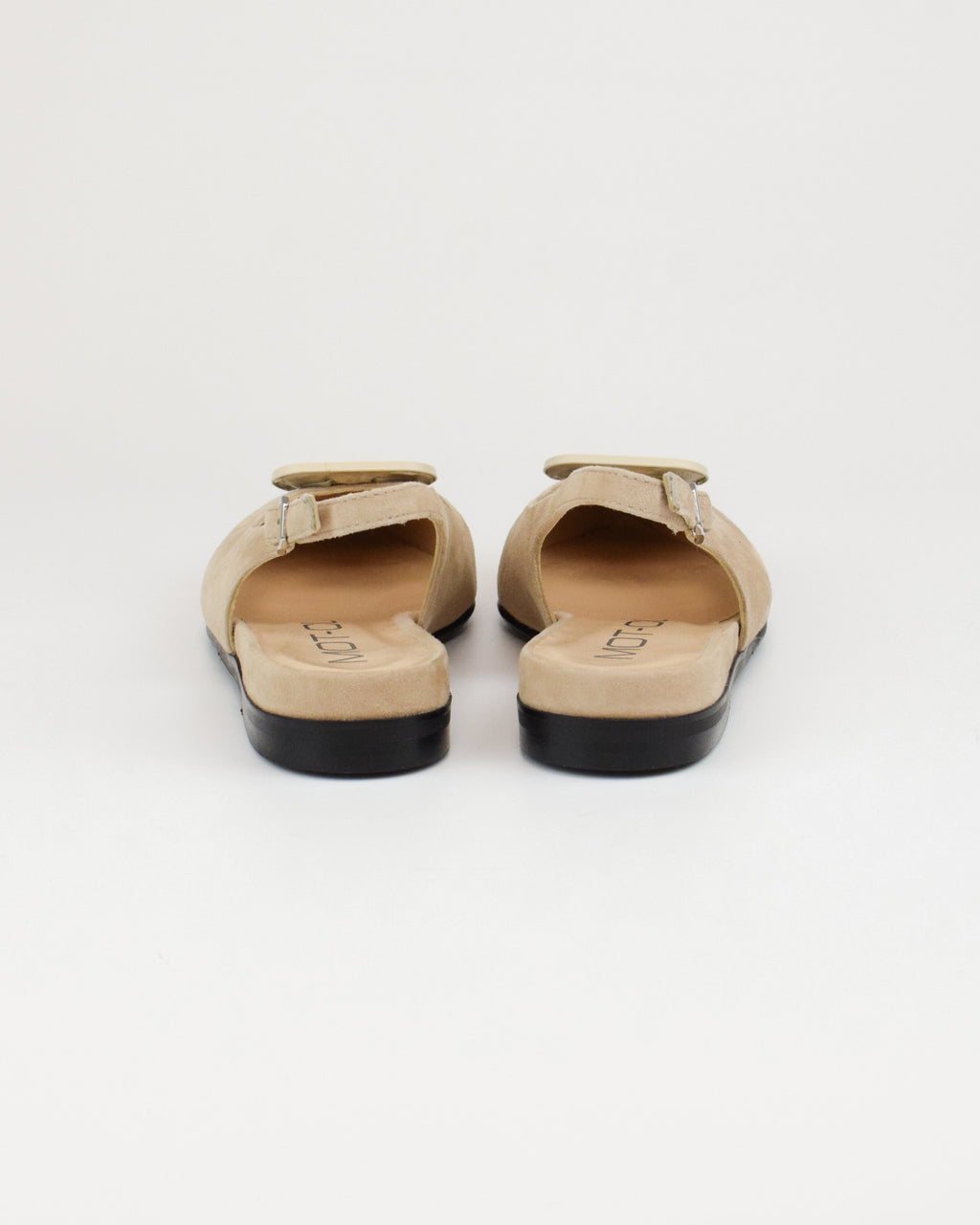 Slingback in pelle scamosciata
