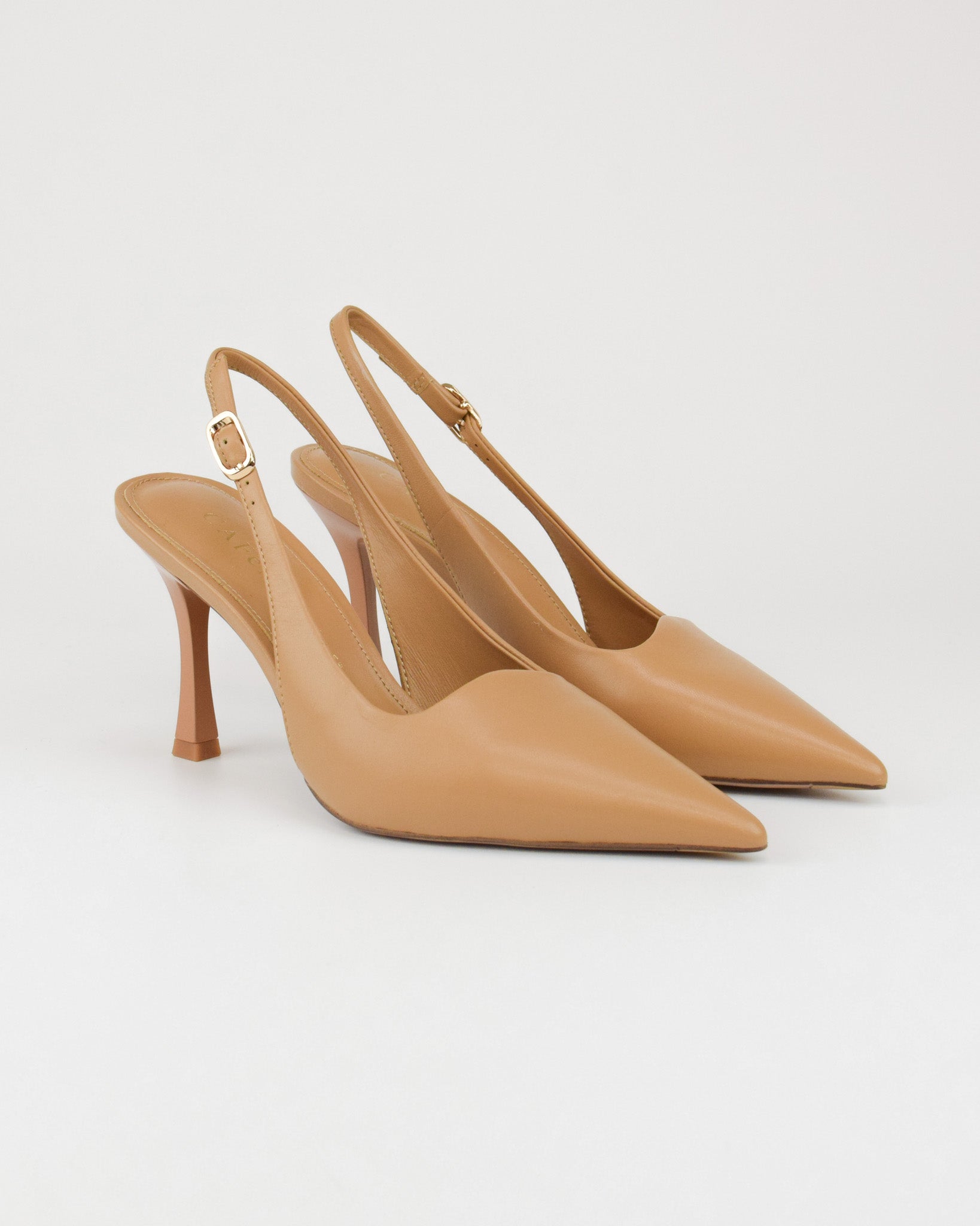 Slingback in pelle