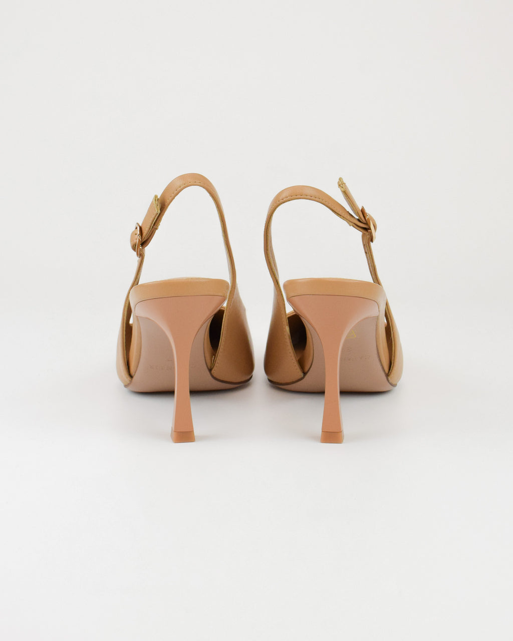 Slingback in pelle