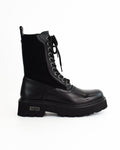 Anfibi stringati in pelle Slash