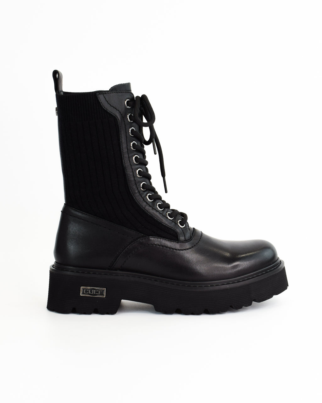 Anfibi stringati in pelle Slash