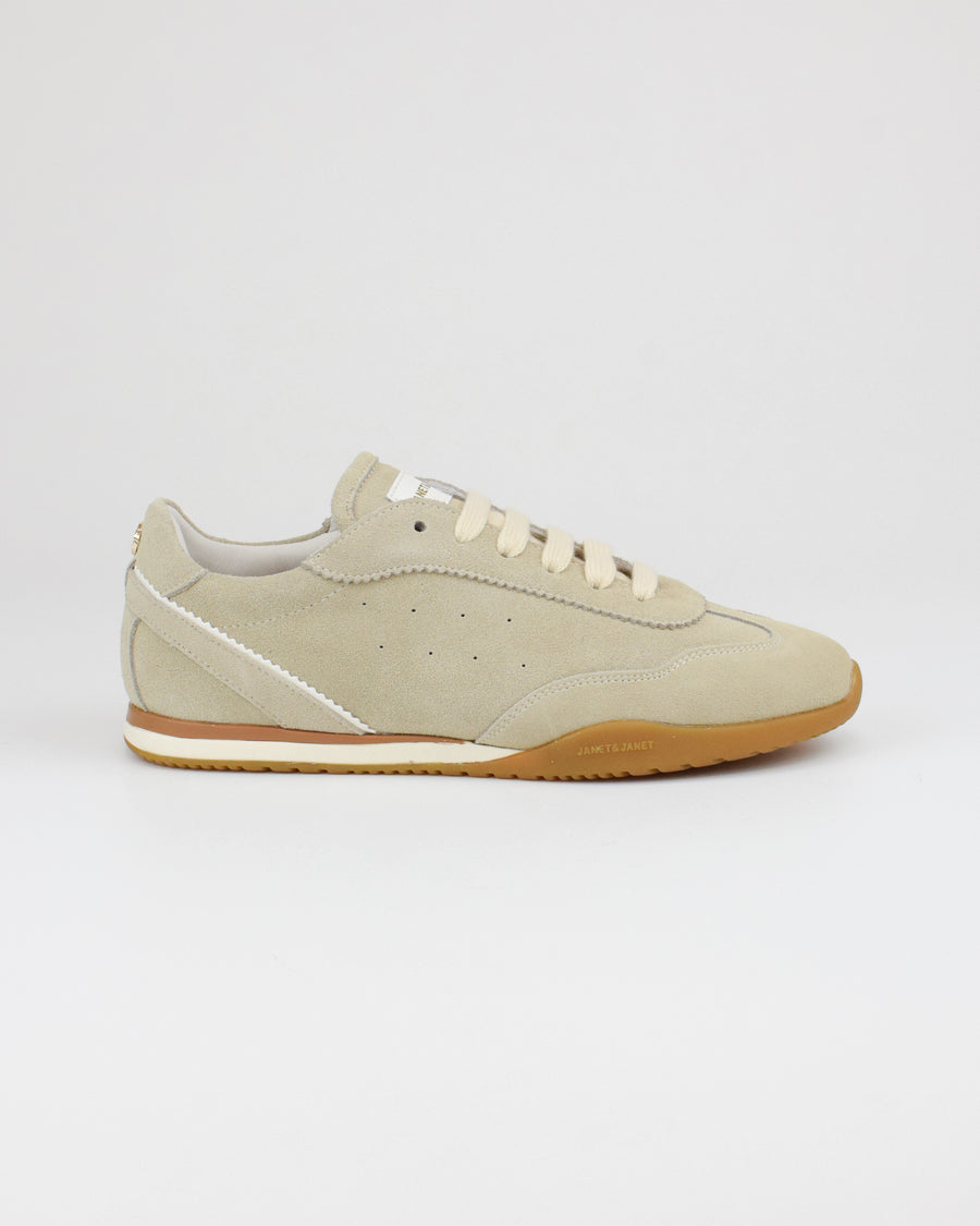 Sneaker in pelle scamosciata