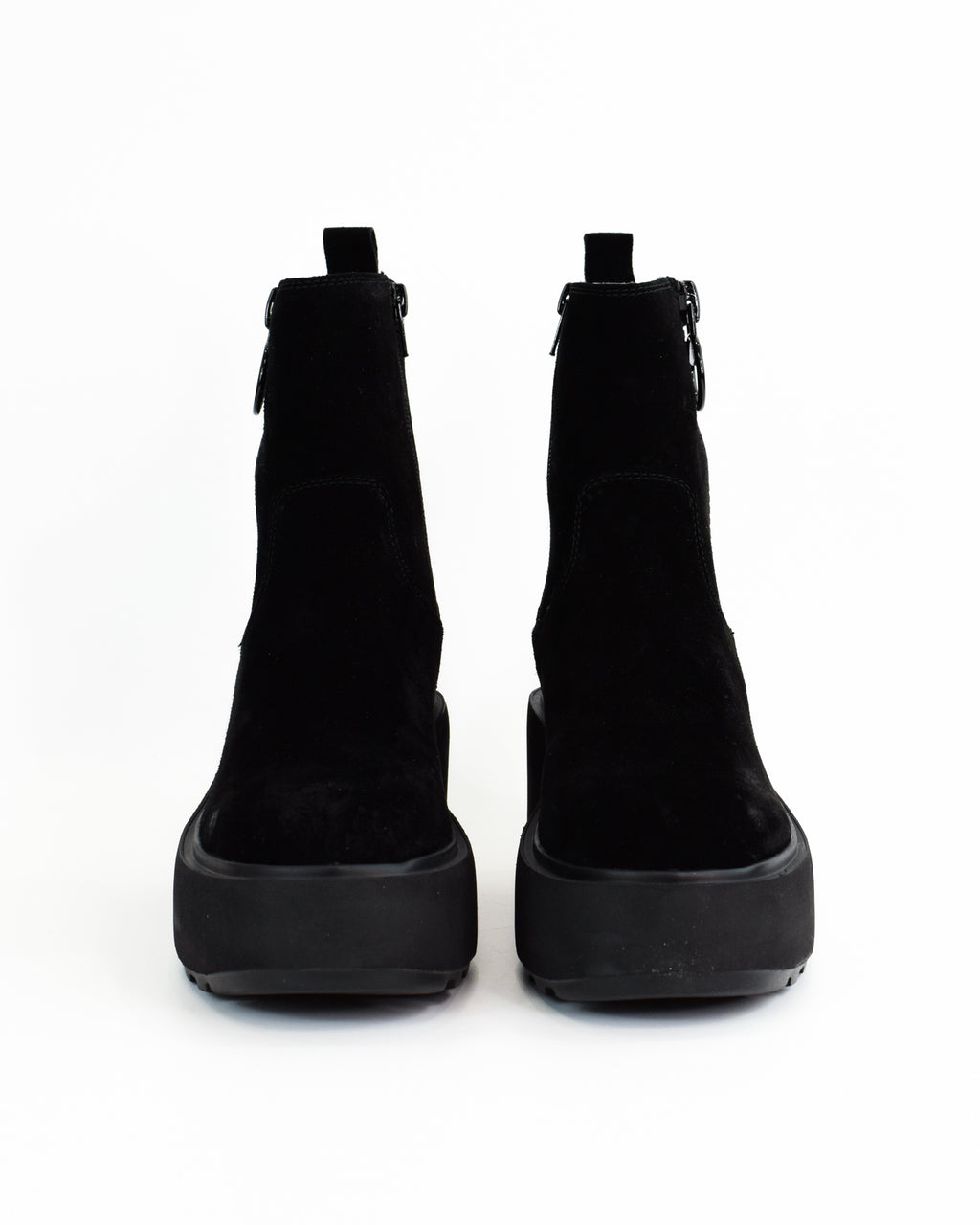 Tronchetti in pelle con cerniera