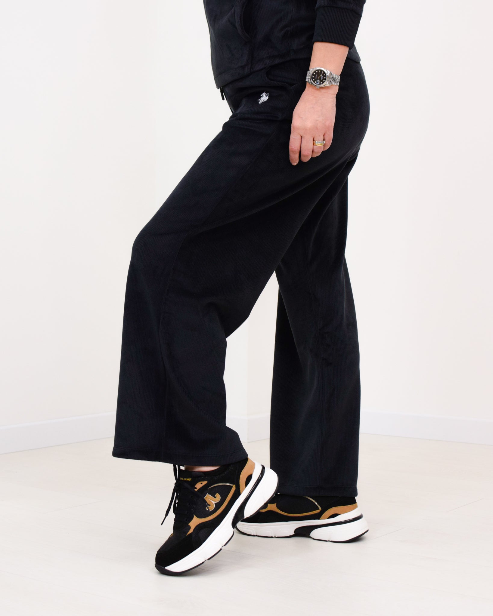 Pantalone in felpa in velluto