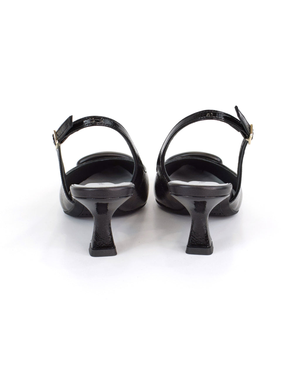 Slingback in Vernice con Accessorio