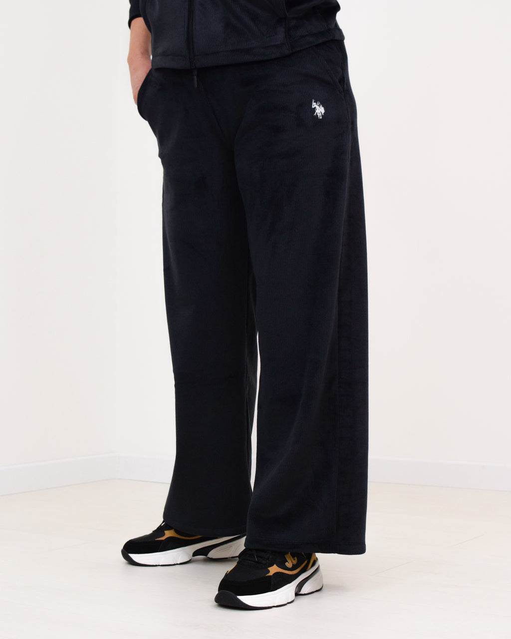 Pantalone in felpa in velluto